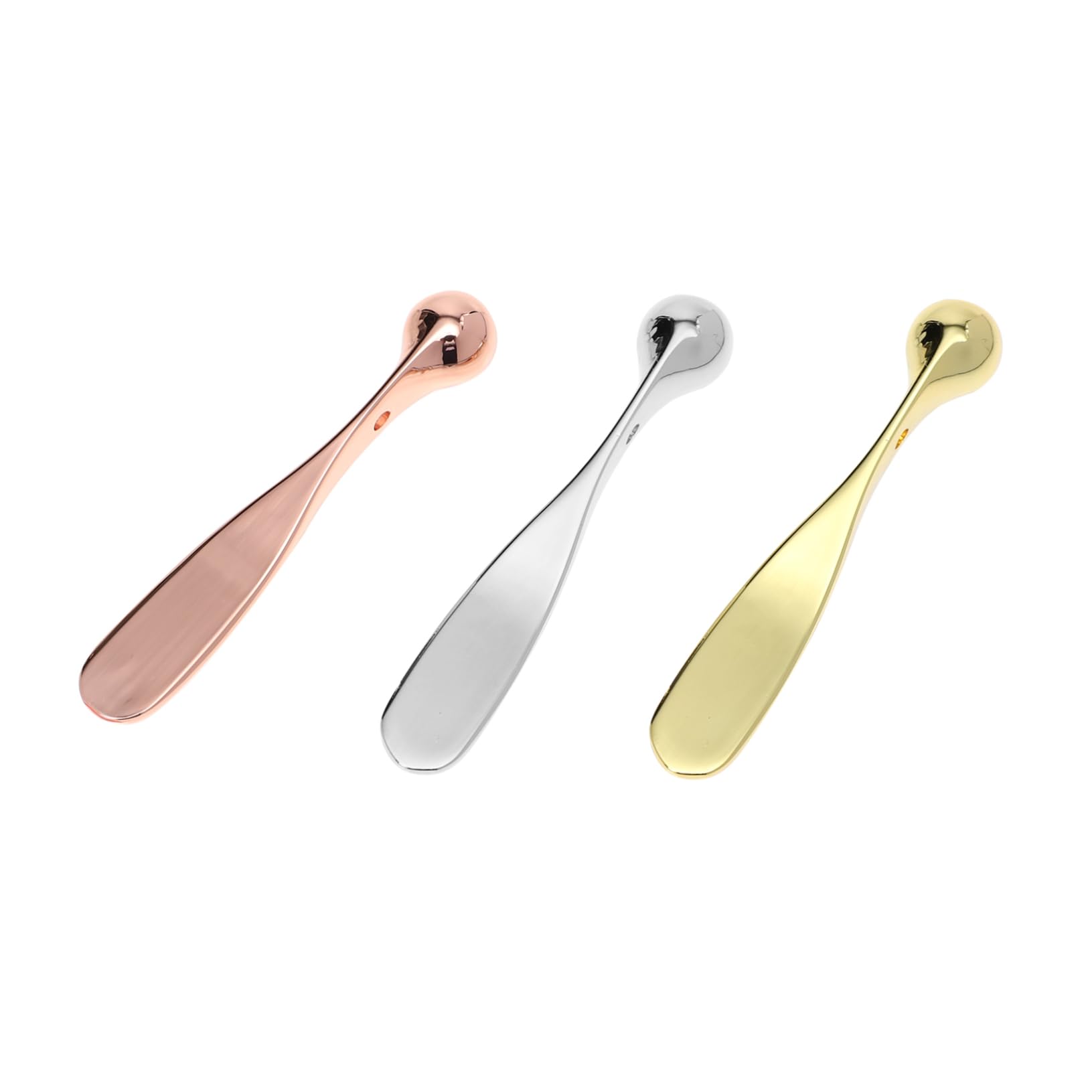 3pcs Eye Cream Applicator Stick - Reusable Makeup Spatula for Under Eye Cream & Serum Application - Perfect for Travel, Home Skincare Routine & Professional Salon Use