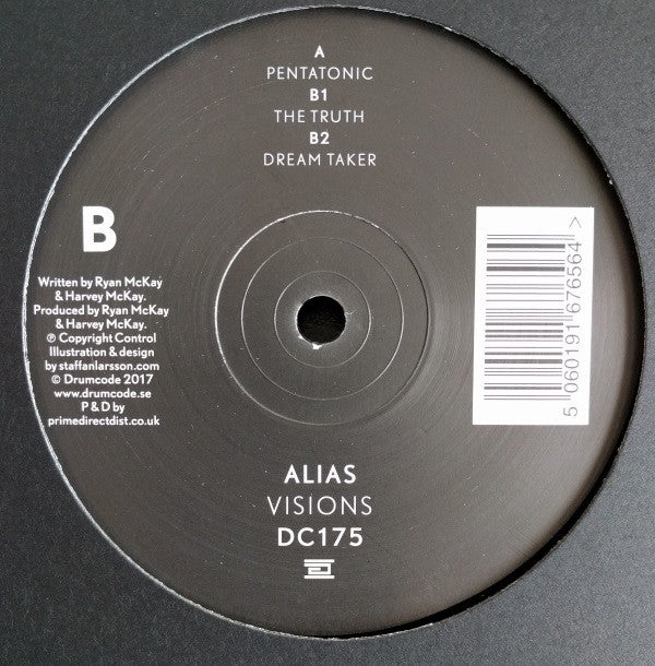 Alias Visions 12 Drumcode DC175 - Techno & Electronic Music Vinyl Record for DJs & Collectors | Perfect for Clubs, Home Listening & DJ Sets