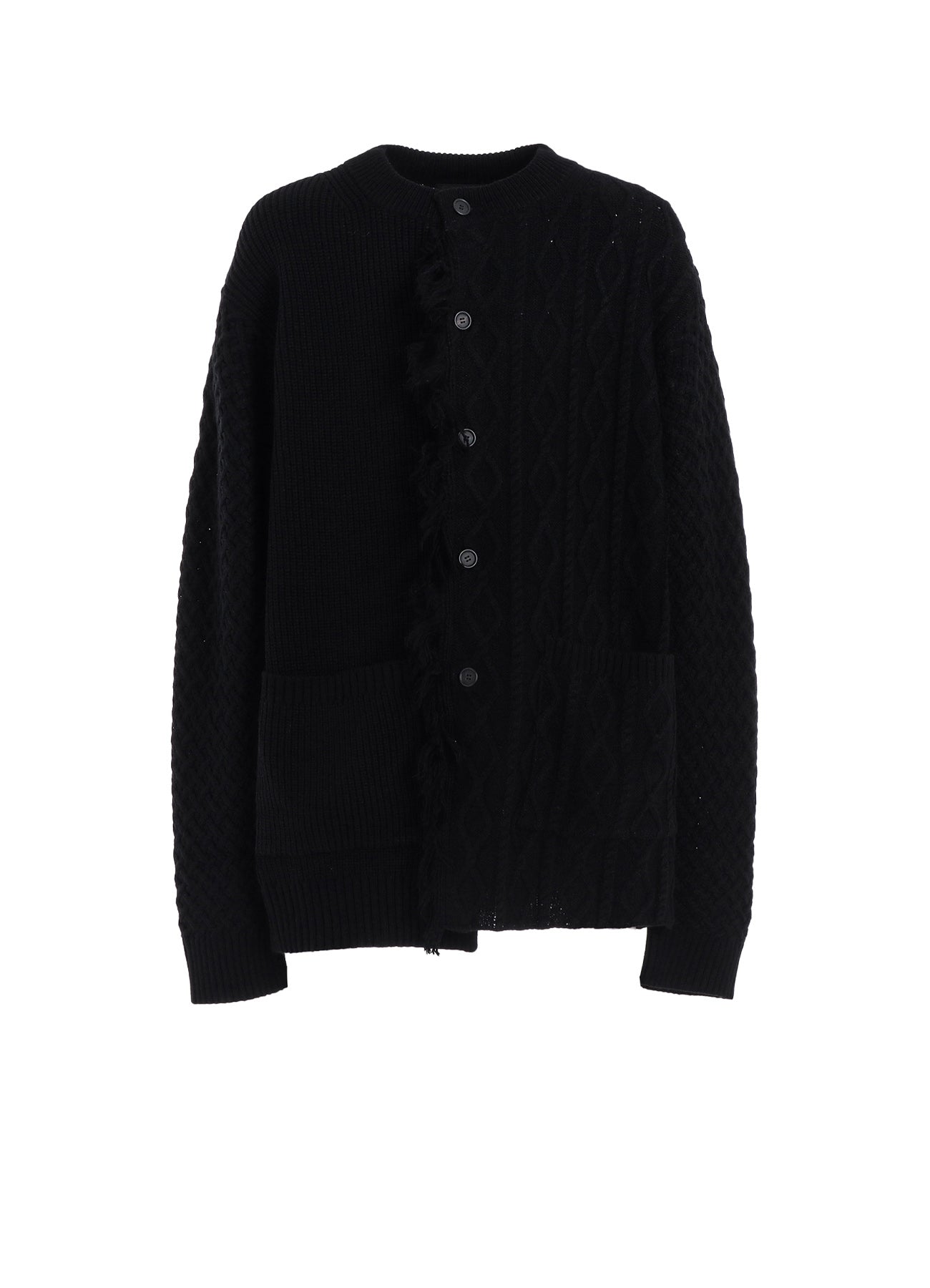 Corpilon Bulky Wool Fringe Cardigan - Cozy Oversized Knit Sweater for Women | Perfect for Fall & Winter Layering, Casual Outfits, and Office Wear