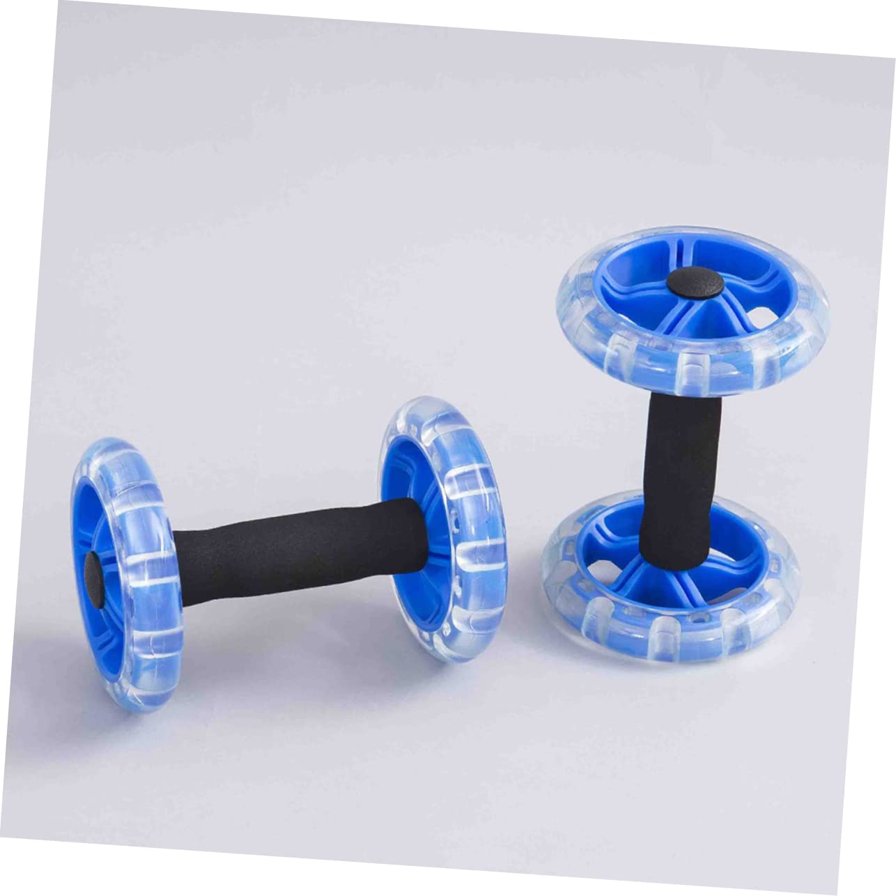 Professional Ab Wheel Roller for Home Gym - Core Workout Equipment for Abs & Fitness Training - Yellow Abdominal Roller for Strength Exercise - Perfect for Home, Office & Gym Use