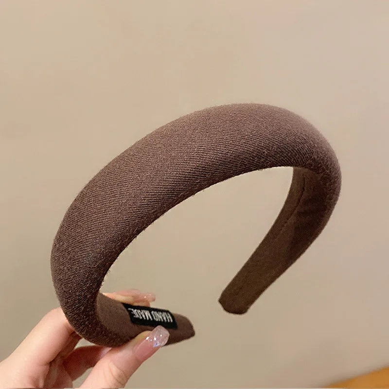 Neutral Hair Bands Hoop - Soft Elastic Hair Hoops for Women & Girls - Perfect for Ponytails, Braids & Everyday Styling - Gym, Office & Casual Wear