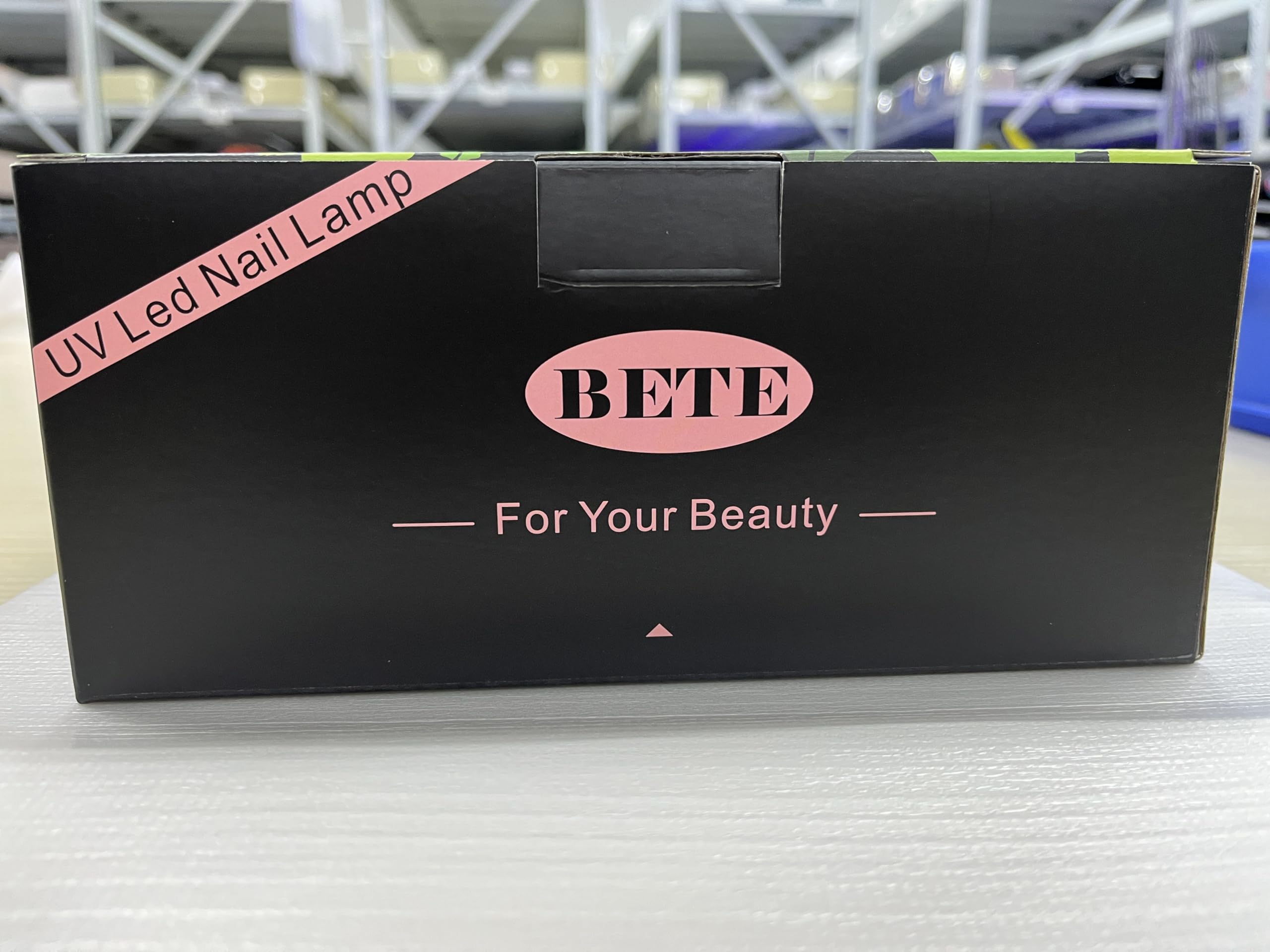 BETE Wireless LED Nail Lamp, 72W Rechargeable UV LED Gel Nail Dryer for Salon & Home Manicure - Perfect for Gel Polish Curing & Nail Art Drying