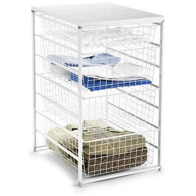 450mm Wide Wire Basket - Heavy Duty Storage Organizer for Kitchen, Bathroom, Office & Garage - Perfect for Organizing Utensils, Toiletries, Files & Tools