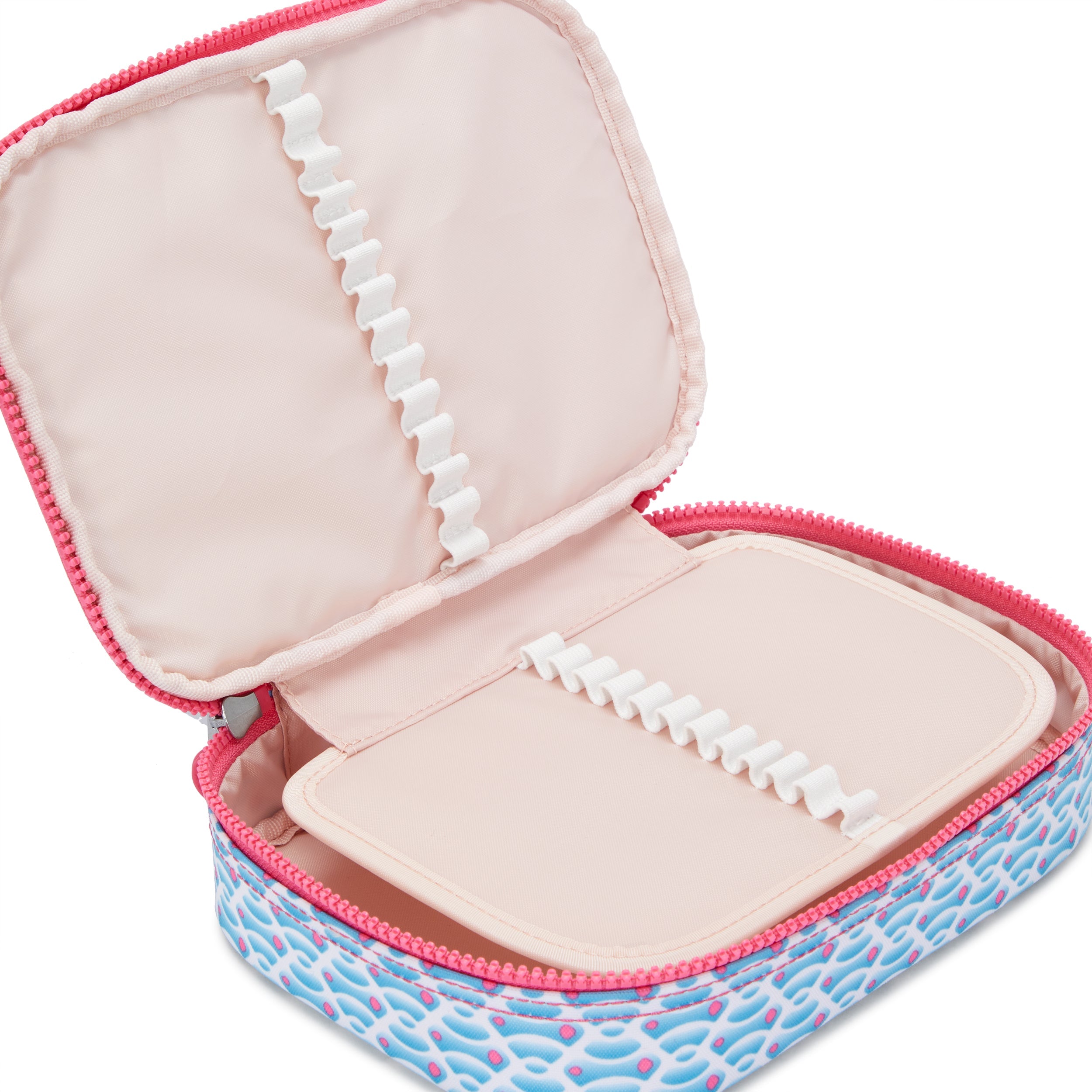 Kipling 100 Pens Printed Case - Dreamy Geo Design for School, Office & Travel Organization | Stylish Pencil Pouch for Students, Professionals & Artists