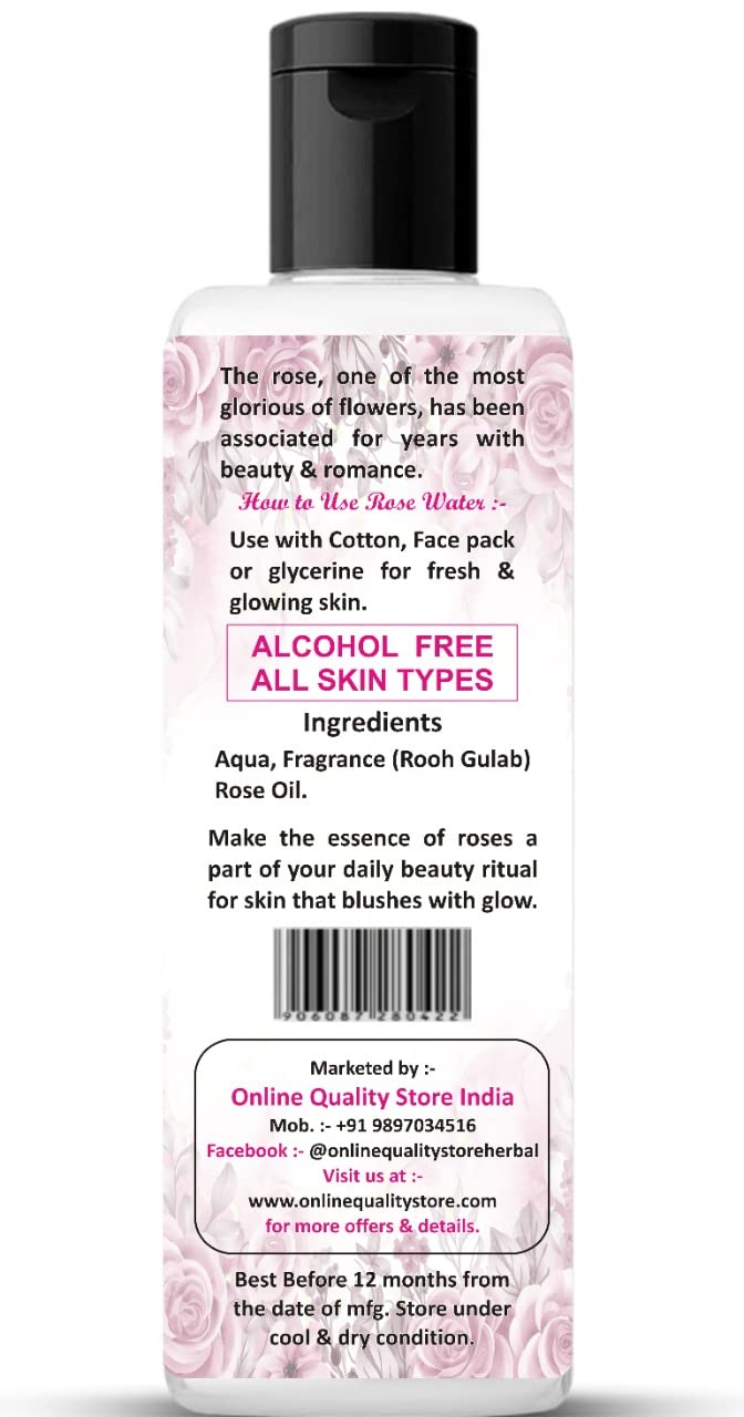 BRALCON Gulab Jal Rose Water (100ml) & Multani Mitti Clay Powder (100g) Combo Set - Natural Face Mask, Skin Brightening & Hair Care Treatment for Glowing Skin - Perfect for DIY Spa, Acne Treatment & Daily Beauty Routine
