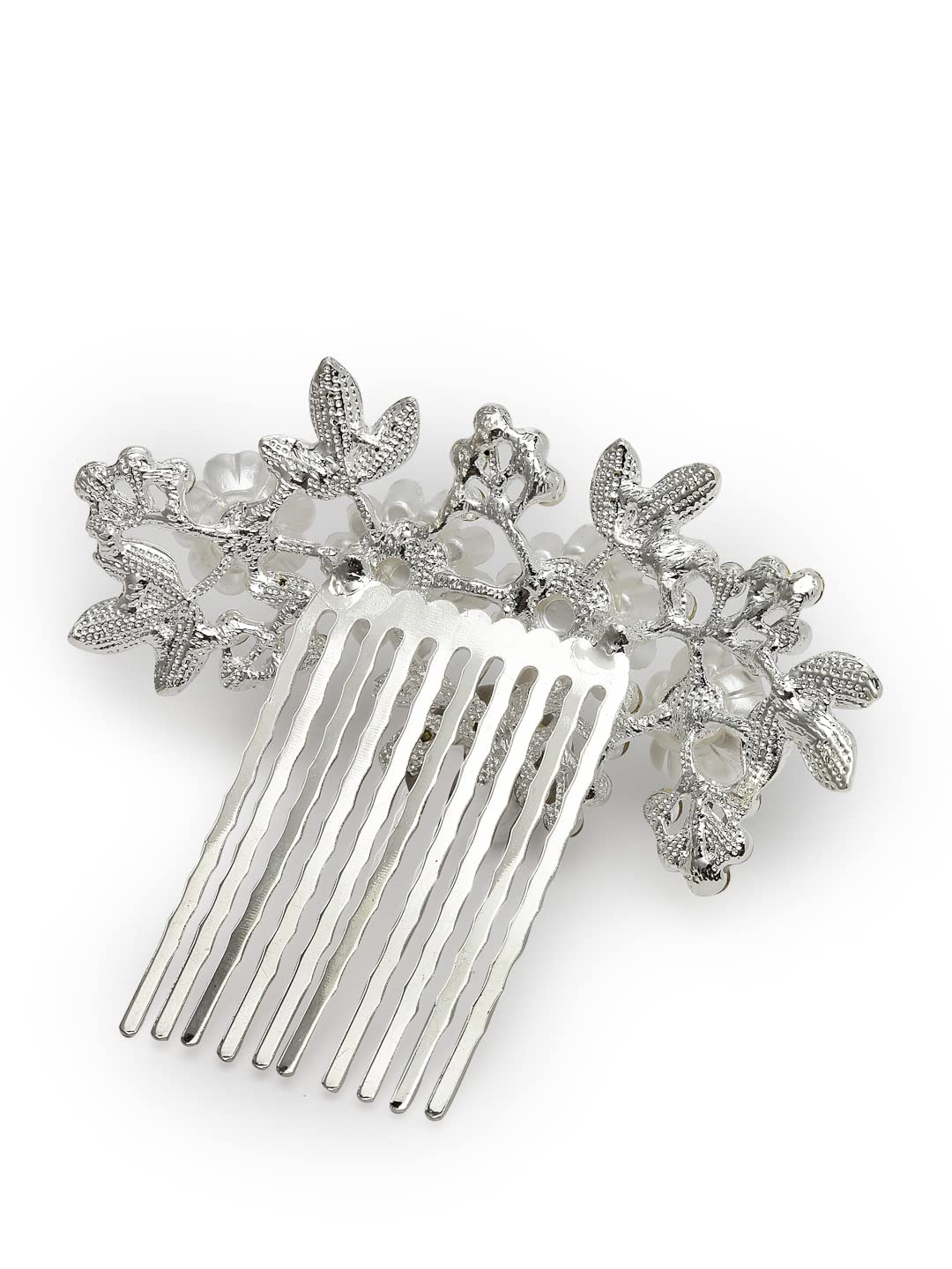 Fashionable Silver Hair Clips & Combs for Women - Elegant Hair Accessories for Parties, Weddings & Everyday Styling