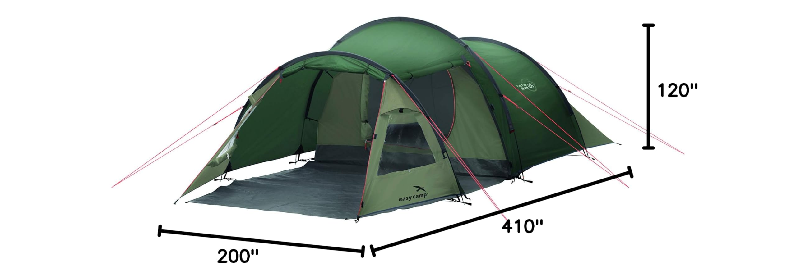 Spirit 300 Camping Tent - Lightweight 4-Person Outdoor Tent for Hiking, Backpacking & Family Camping Trips | Waterproof & Easy Setup