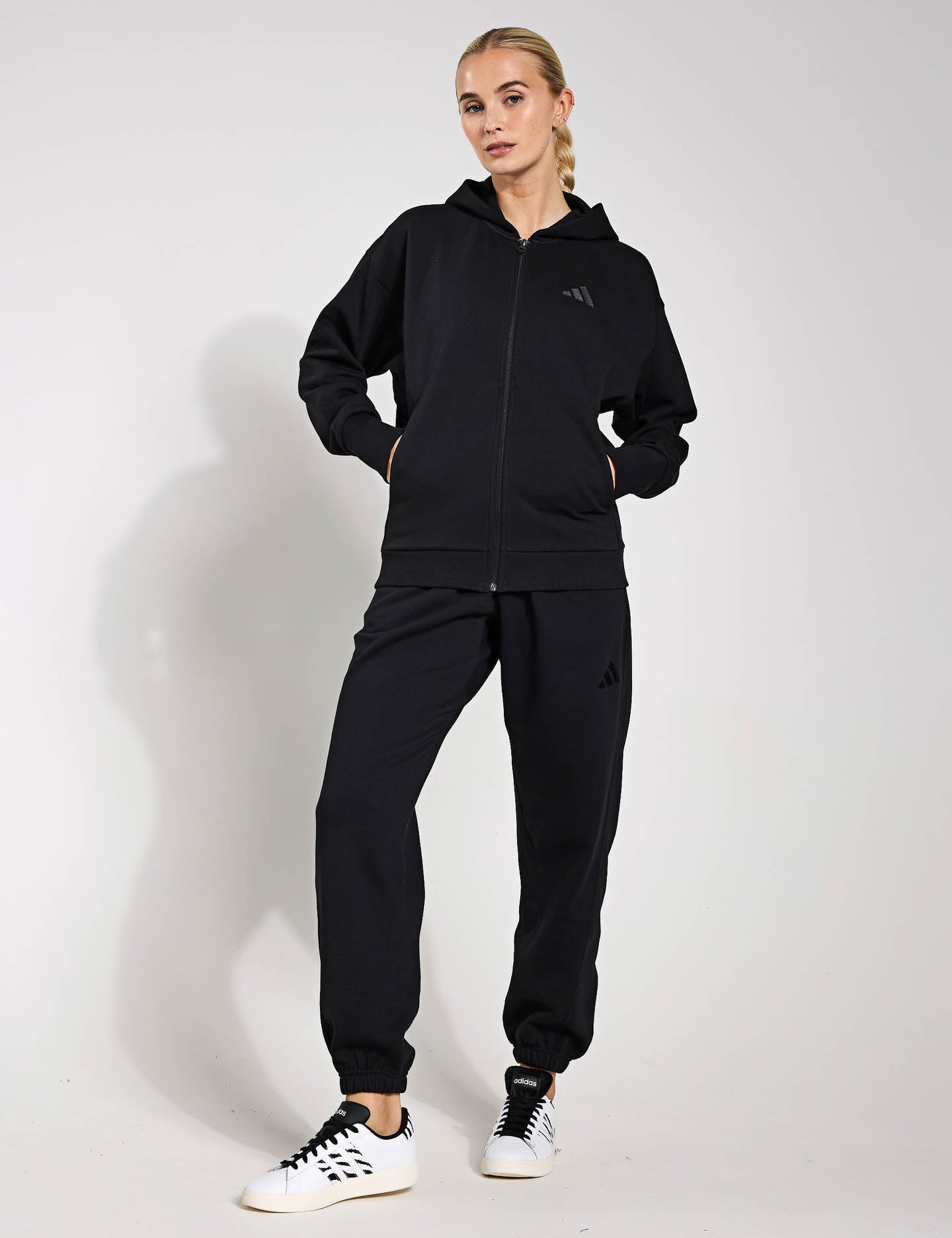 ALL SZN Fleece Full Zip Hoodie for Men & Women - Soft & Warm Winter Jacket - Black - Perfect for Outdoor Activities, Casual Wear & Cold Weather
