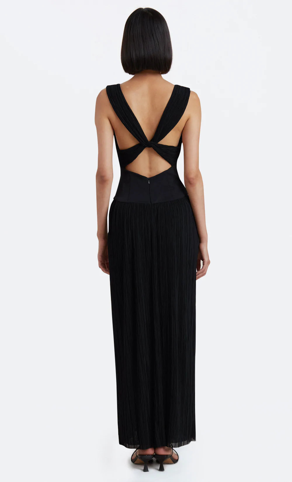 Carmen Boat Neck Maxi Dress - Elegant Long Sleeve Flowy Women's Summer Dress for Beach, Wedding & Party Occasions
