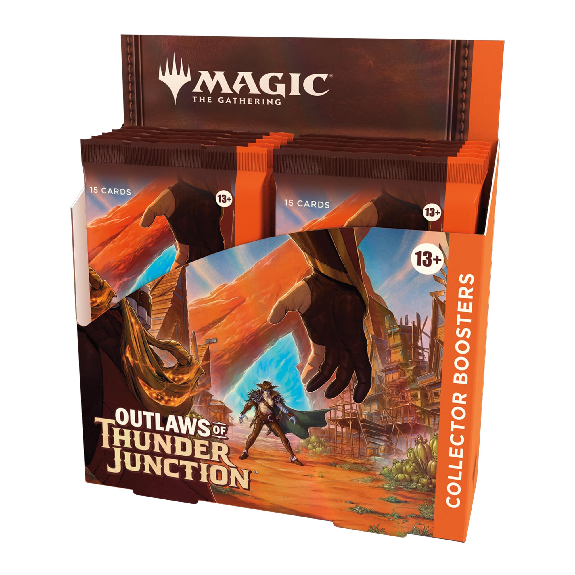 Magic: The Gathering Outlaws of Thunder Junction Collector Booster Box - 12 Packs (180 Cards) | MTG Trading Card Game | Perfect for Collectors & Competitive Play