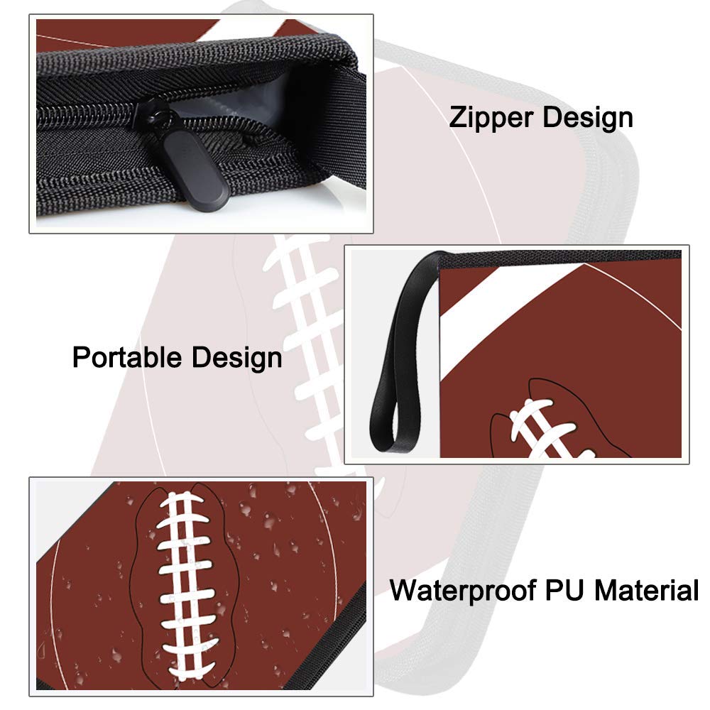 Pokonboy 9-Pocket Football Card Binder - Premium Trading Card Holder with Protective Sleeves, Holds 900+ Sports Cards - Perfect for Football, Baseball & Trading Card Collectors | Ideal for Organizing, Storing & Displaying Your Valuable Card Collection