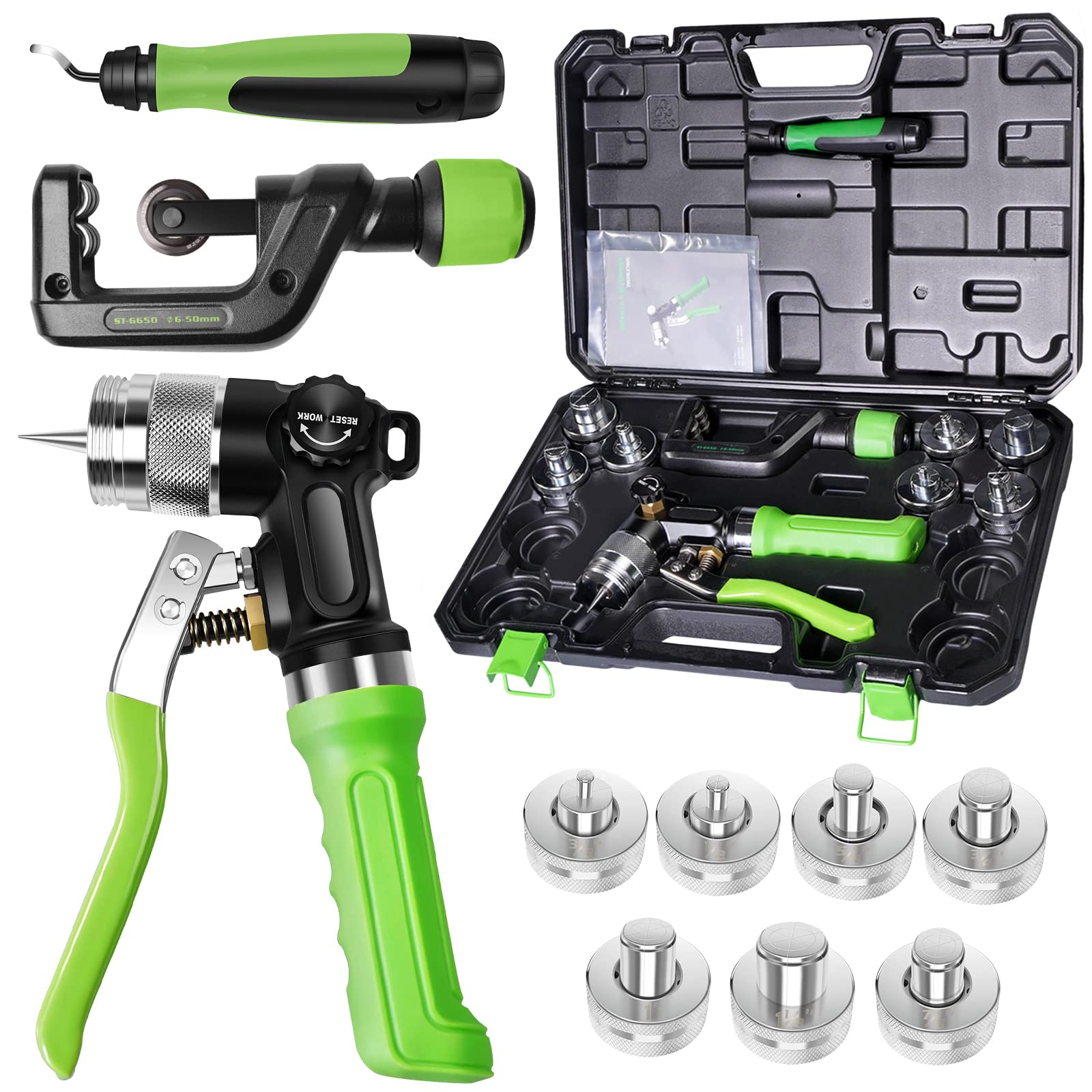 Professional Hydraulic Tube Expander Tool Kit - 3/8