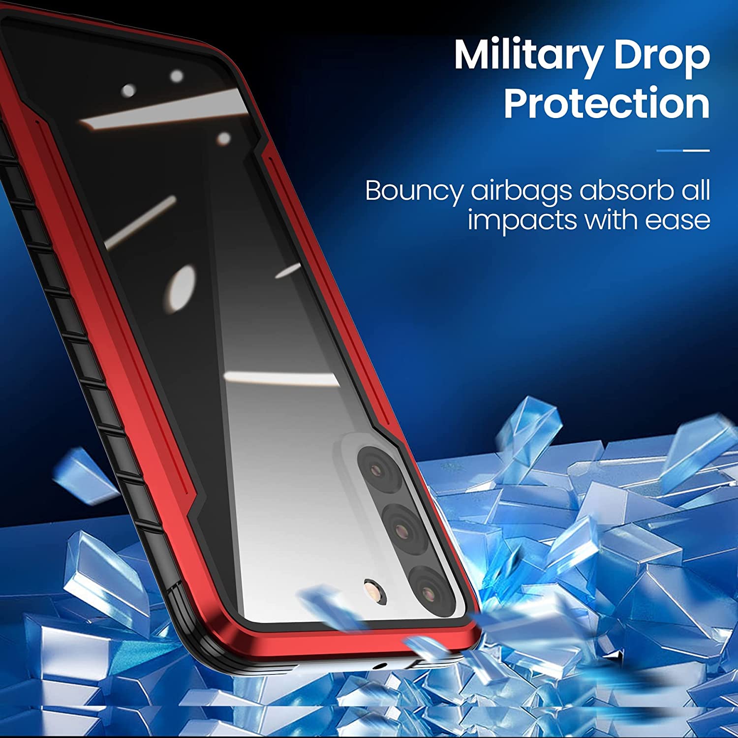 Samsung Galaxy S22 Ultra Shockproof Rugged Case - Heavy Duty Protection for Drops & Bumps - Perfect for Outdoor, Work & Travel Use
