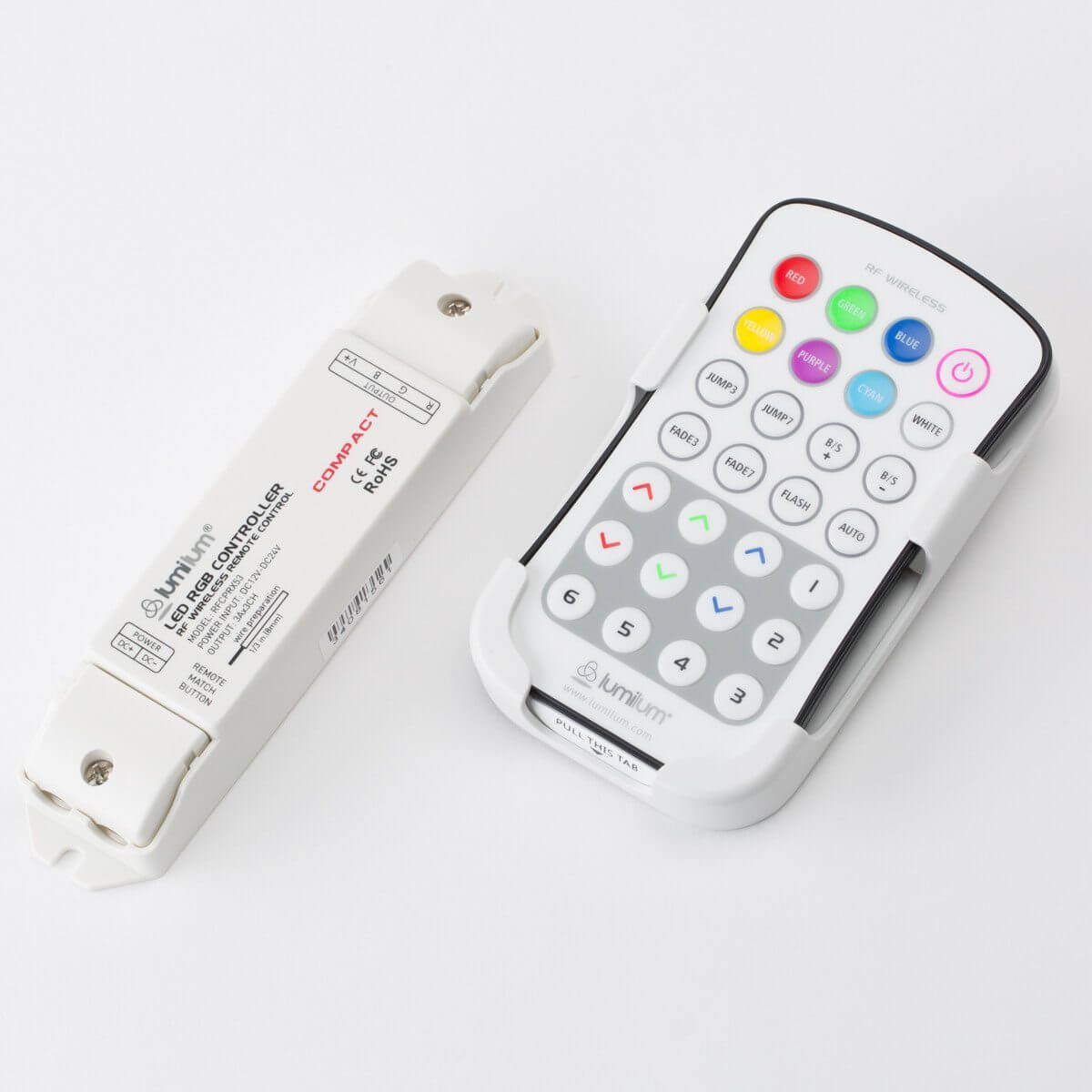 24V Compact RF Remote Controller with 28 Keys - Wireless Control for Home Automation, Garage Doors, and Industrial Equipment