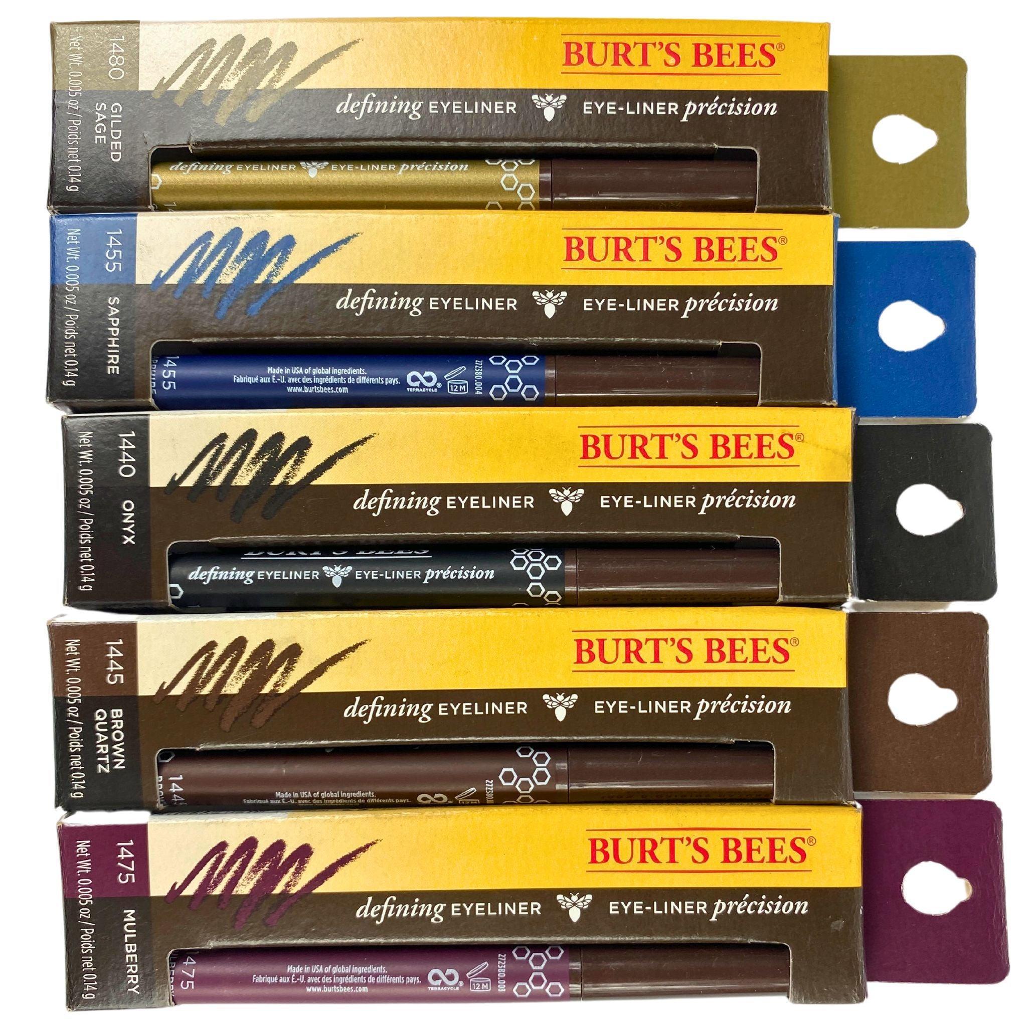 Burt's Bees Defining Eyeliner Mix - Precision Eye Liner 0.005oz (50 Pcs Lot) - Waterproof Smudge-Proof Eyeliner for Daily Makeup & Professional Looks