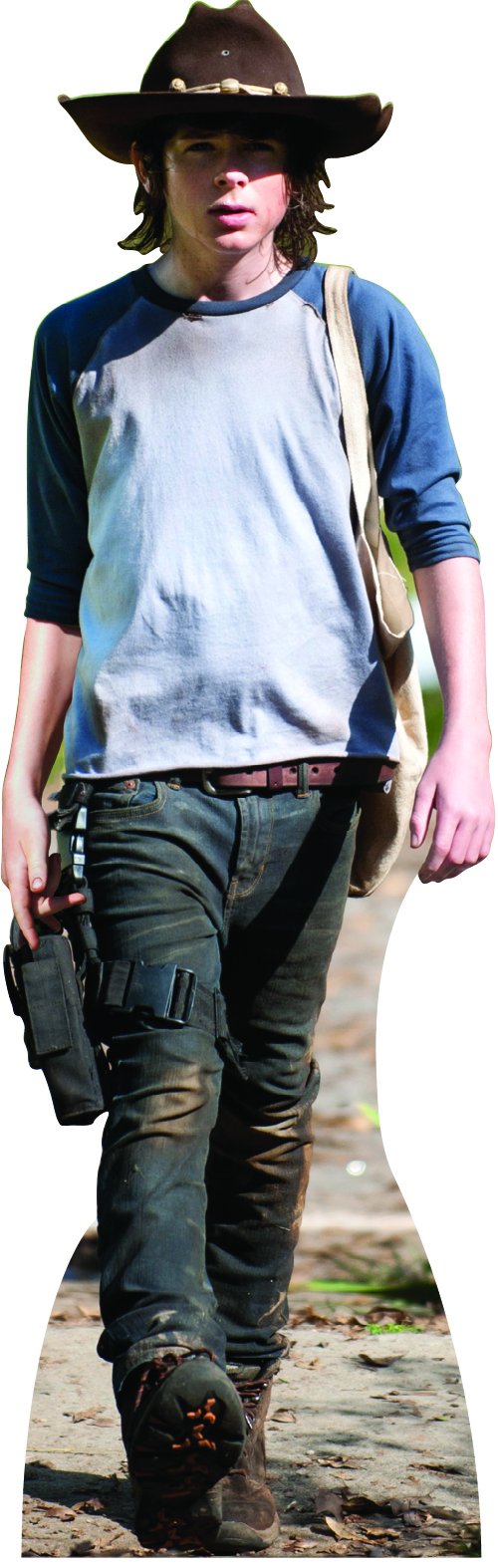 Carl Grimes The Walking Dead Standee - Life-Size Cardboard Cutout for Halloween Decor, Comic Con, Themed Parties & TV Show Fan Collectibles