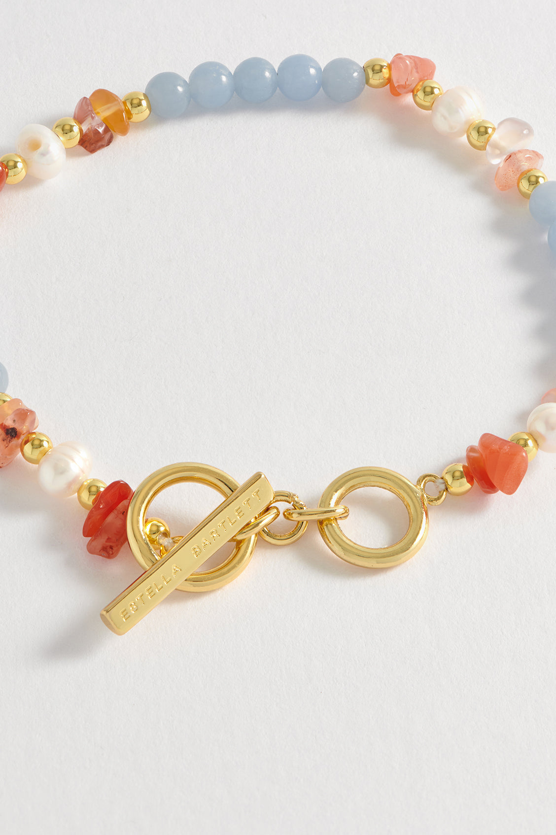 Elegant Gemstone Pearl T Bar Bracelet for Women - Perfect for Weddings, Parties & Everyday Wear