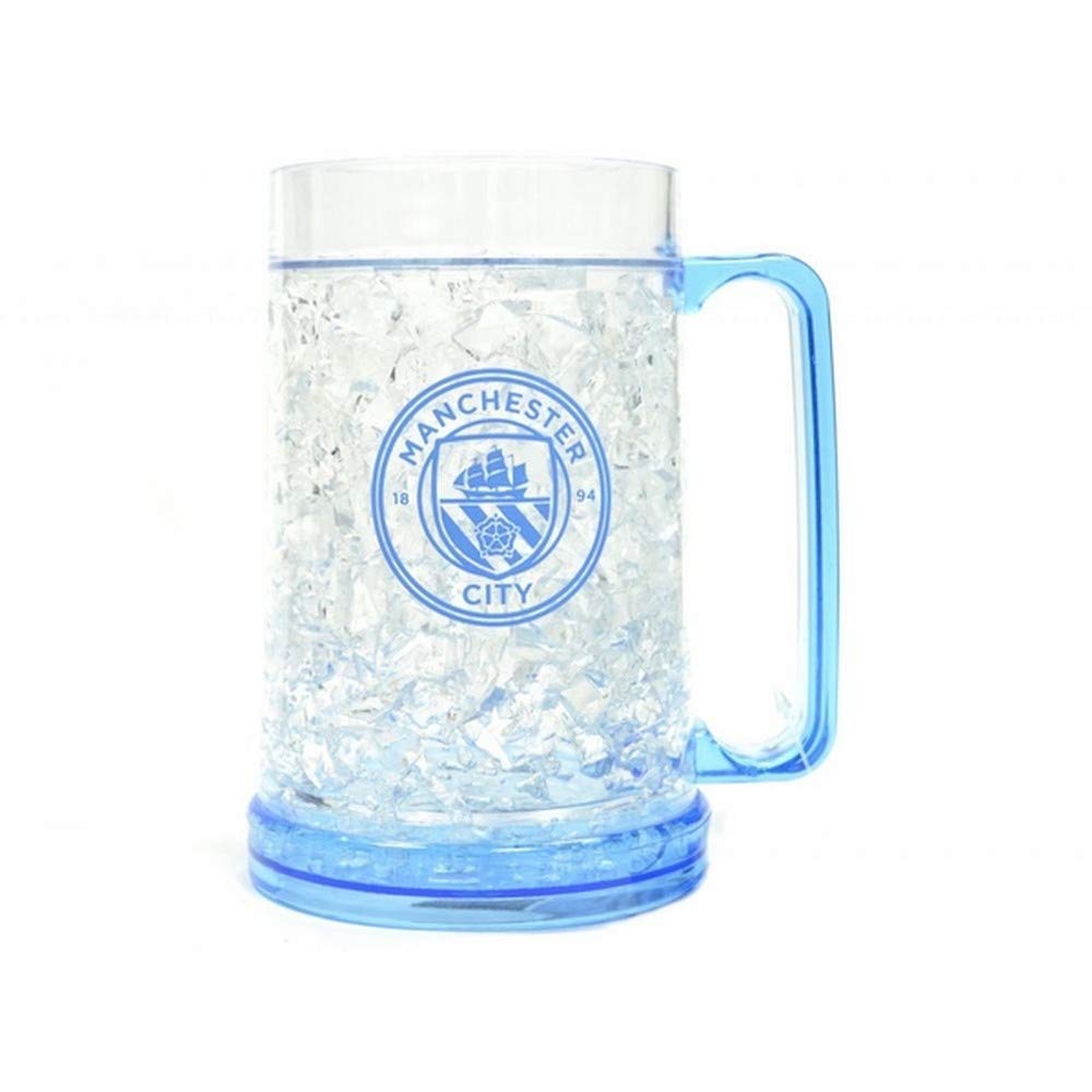 Manchester City FC Freezer Tankard 2019 - Insulated Beer Mug for Chilled Drinks - Perfect for Football Games, BBQs & Home Bars