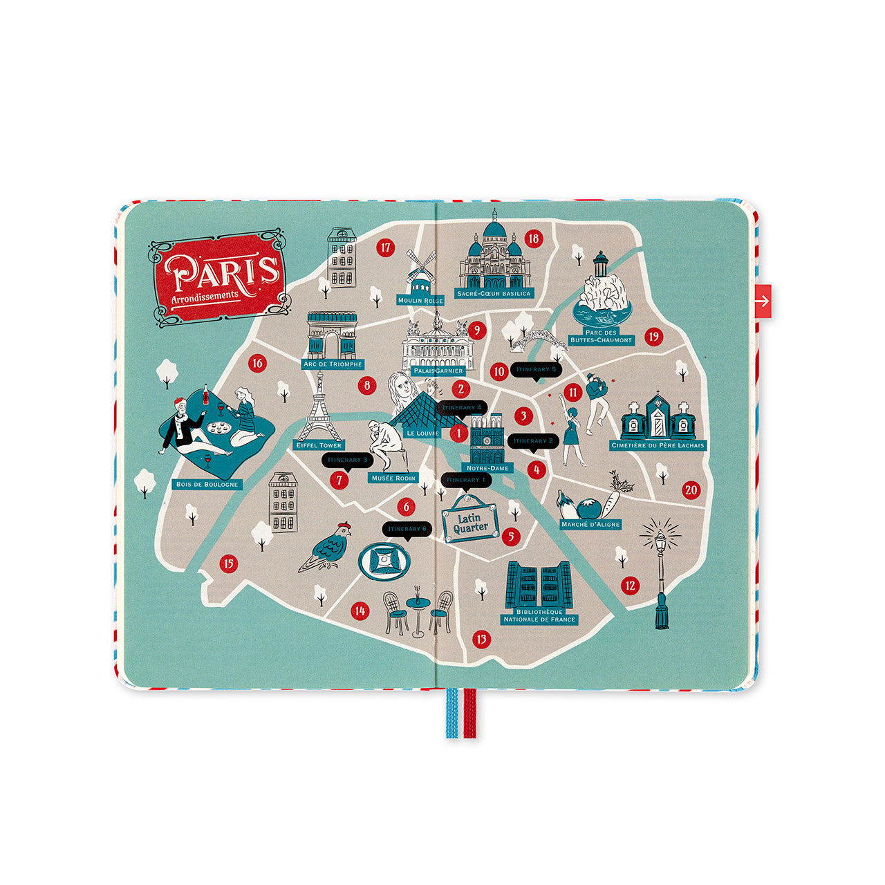 LUXE Paris Travel Notebook - Premium Leather Journal for Writing, Sketching & Note Taking - Perfect for City Adventures, Travel Diaries & Gift Giving