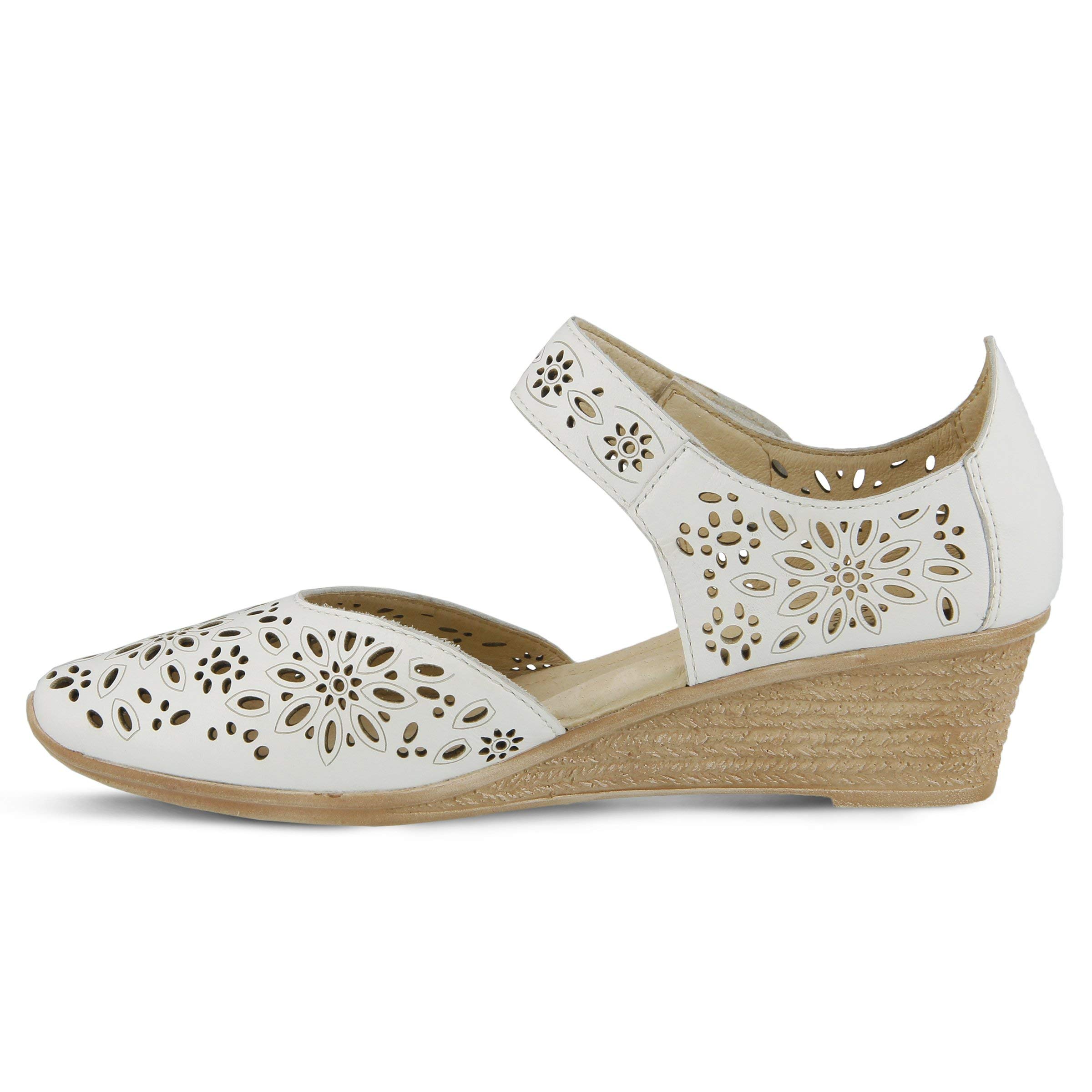 Spring Step Women's Nougat Wedge Sandal - Comfortable Slip-On Summer Shoes for Walking, Beach & Casual Outfits