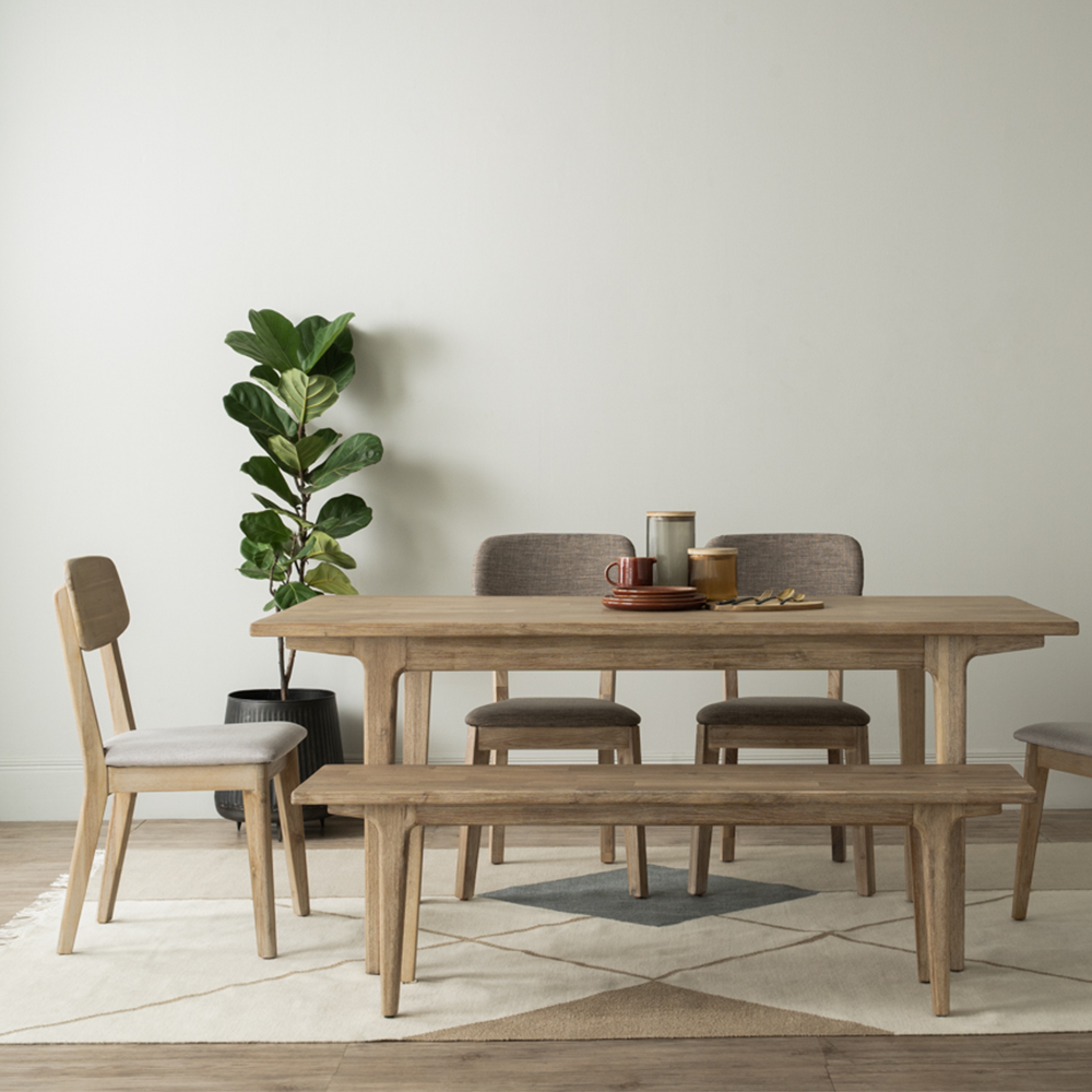 Premium Maxim Dining Chair - Modern Wooden Kitchen Chairs Set of 2, Comfortable Upholstered Seat for Dining Room, Breakfast Nook & Home Office