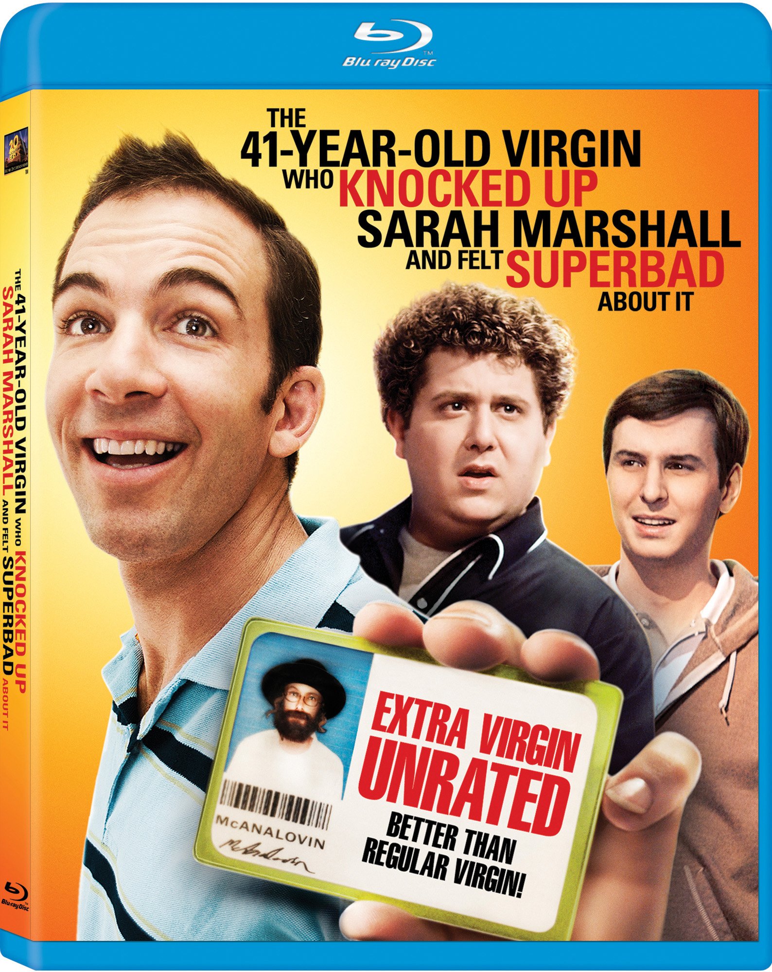 The 41 Year Old Virgin Who Knocked Up Sarah Marshall and Felt Superbad About It [Blu-ray] - Comedy Movie Collection for Movie Nights & Home Entertainment