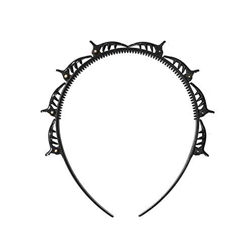 CHRONEX Double Layer Hair Clips for Women & Girls - Non-Slip Alligator Hairpins & Hair Bands for Styling, Makeup, and Everyday Use (Pack of 1) - Perfect for School, Work, Parties & Special Occasions