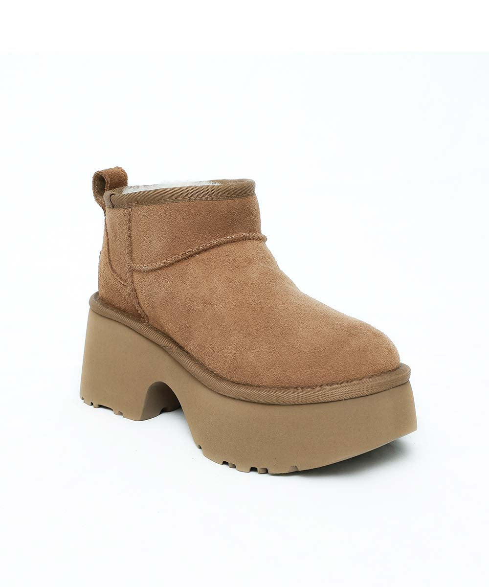 Women's UGG Ultra Mini Terra Boots - Cozy Winter Ankle Boots for Women | Waterproof & Warm Sheepskin Booties for Casual Outfits, Snow Days & Holiday Shopping