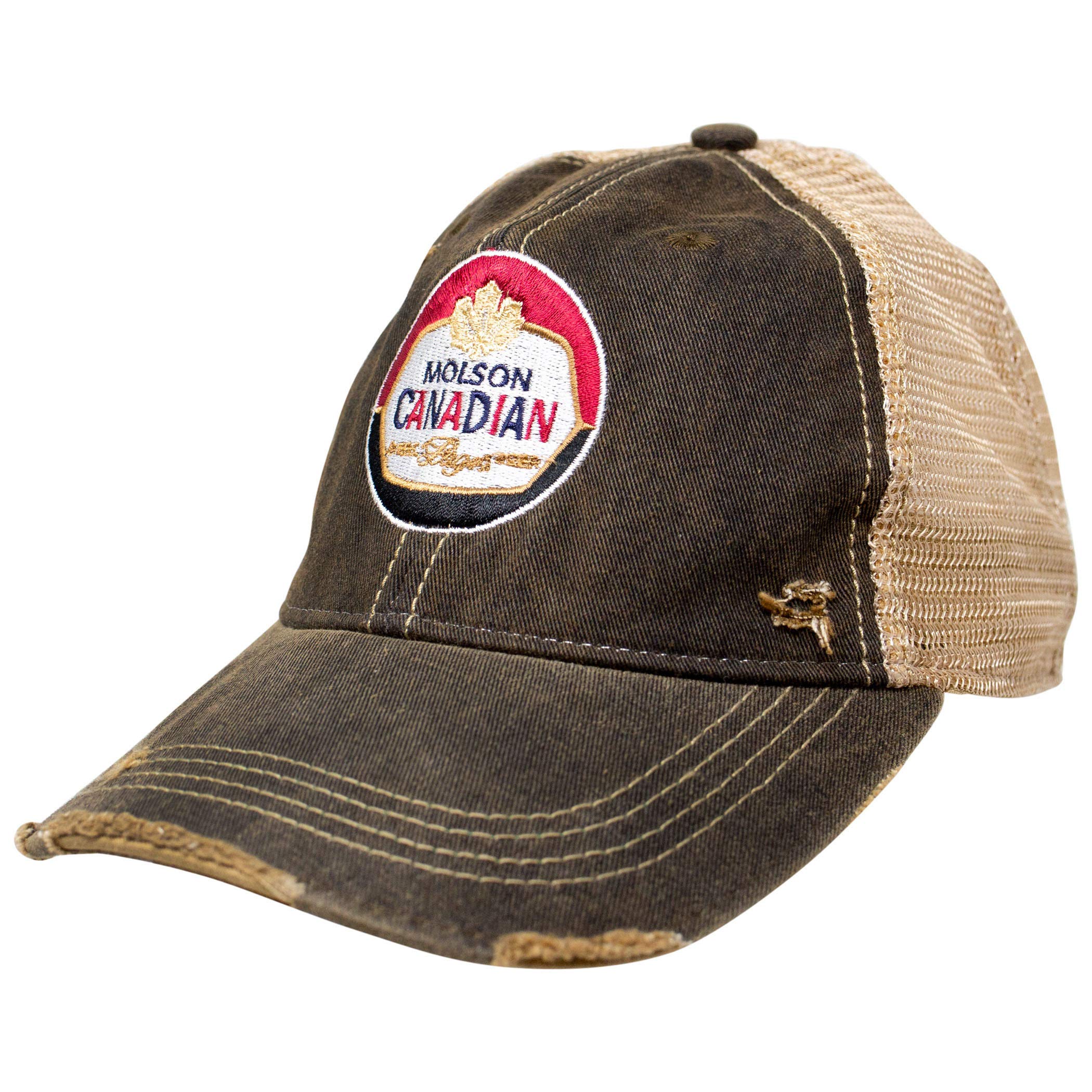 Molson Trucker Hat - Adjustable Snapback Baseball Cap for Men & Women - Stylish Black Mesh Back Hat for Outdoor, Sports & Casual Wear