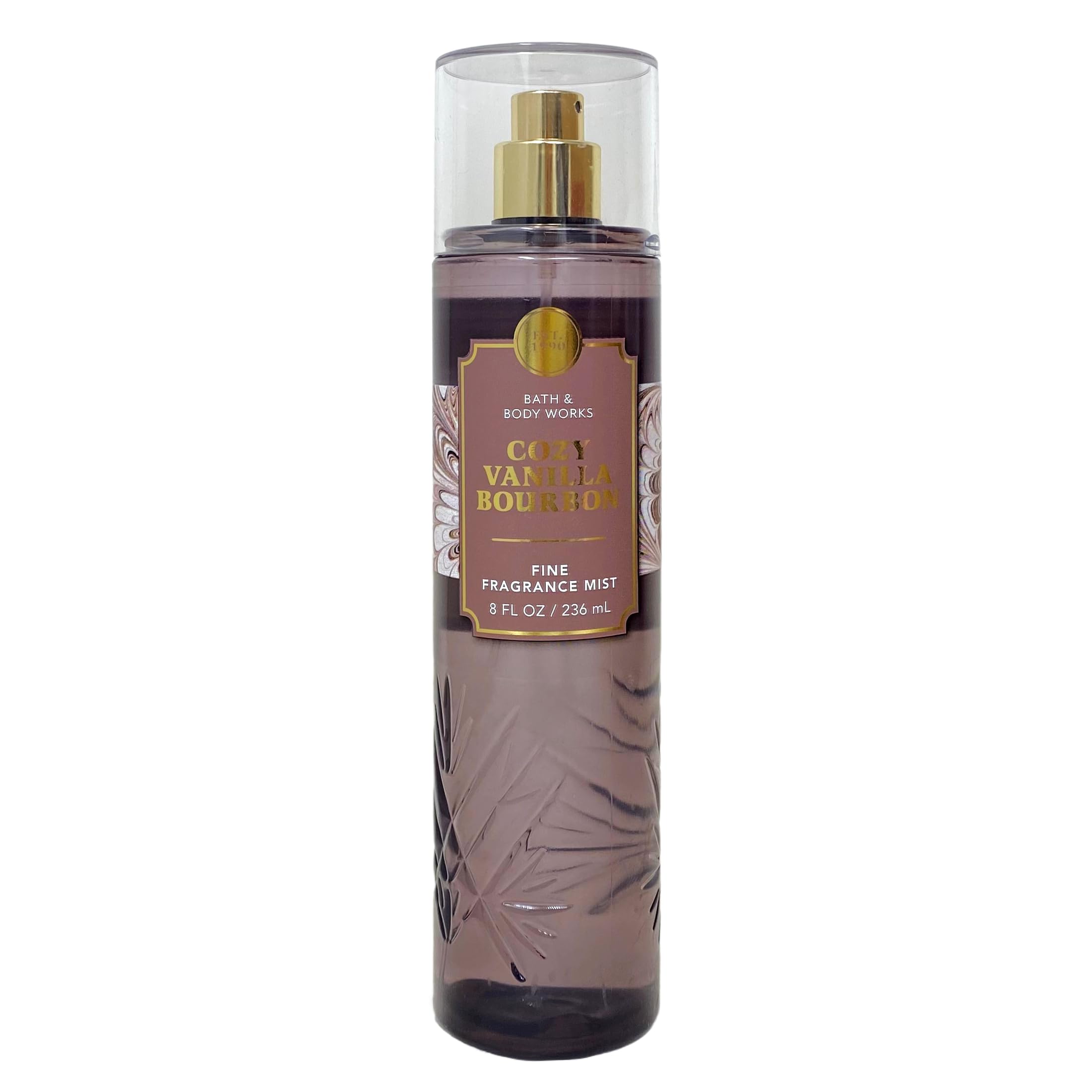 Bath & Body Works Cozy Vanilla Bourbon 3-Piece Gift Set - Fragrance Mist, Body Wash & Body Cream with Creamy Rose Soap Bar | Luxurious Vanilla Scented Bath & Body Care Set for Women | Perfect for Gifts, Self-Care & Relaxation