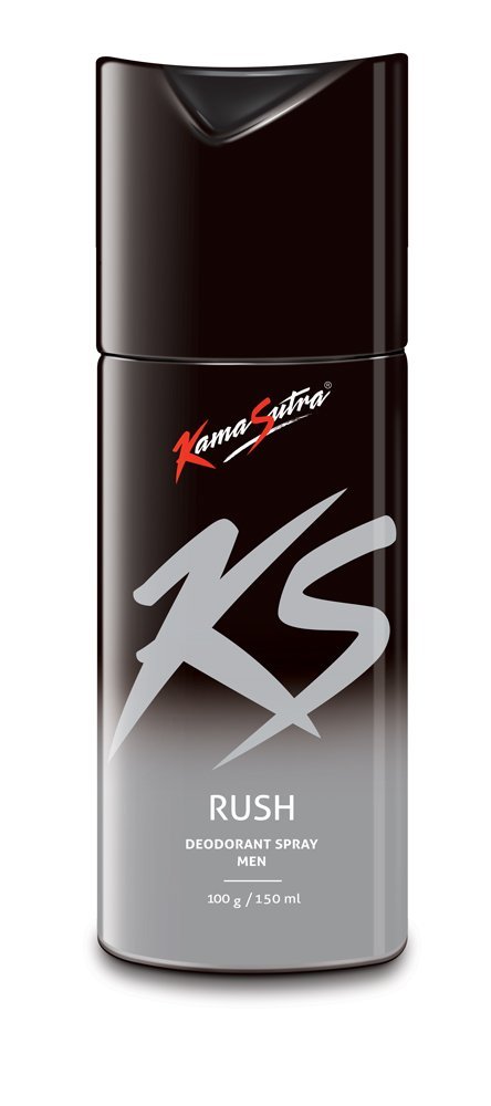 KamaSutra Men's Deodorant Body Spray Set - 3 Pack (150ml Each) | Rush, Spark & Dare Fragrances | Long-Lasting Freshness for Gym, Work & Daily Use