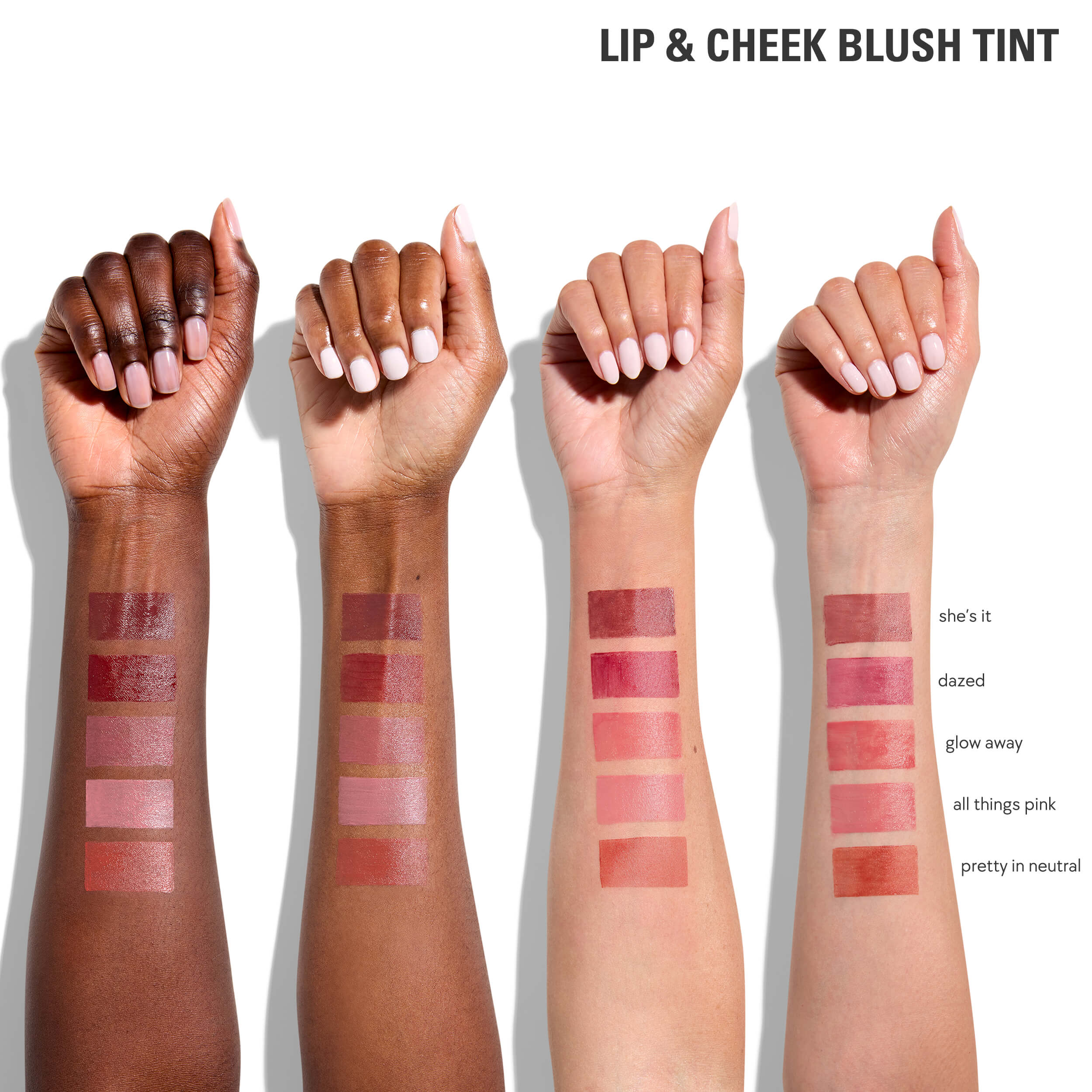 Natural Lip & Cheek Blush Tint with Precision Pout Lip Liner Duo - Flush & Define for Everyday Glam or Special Occasions