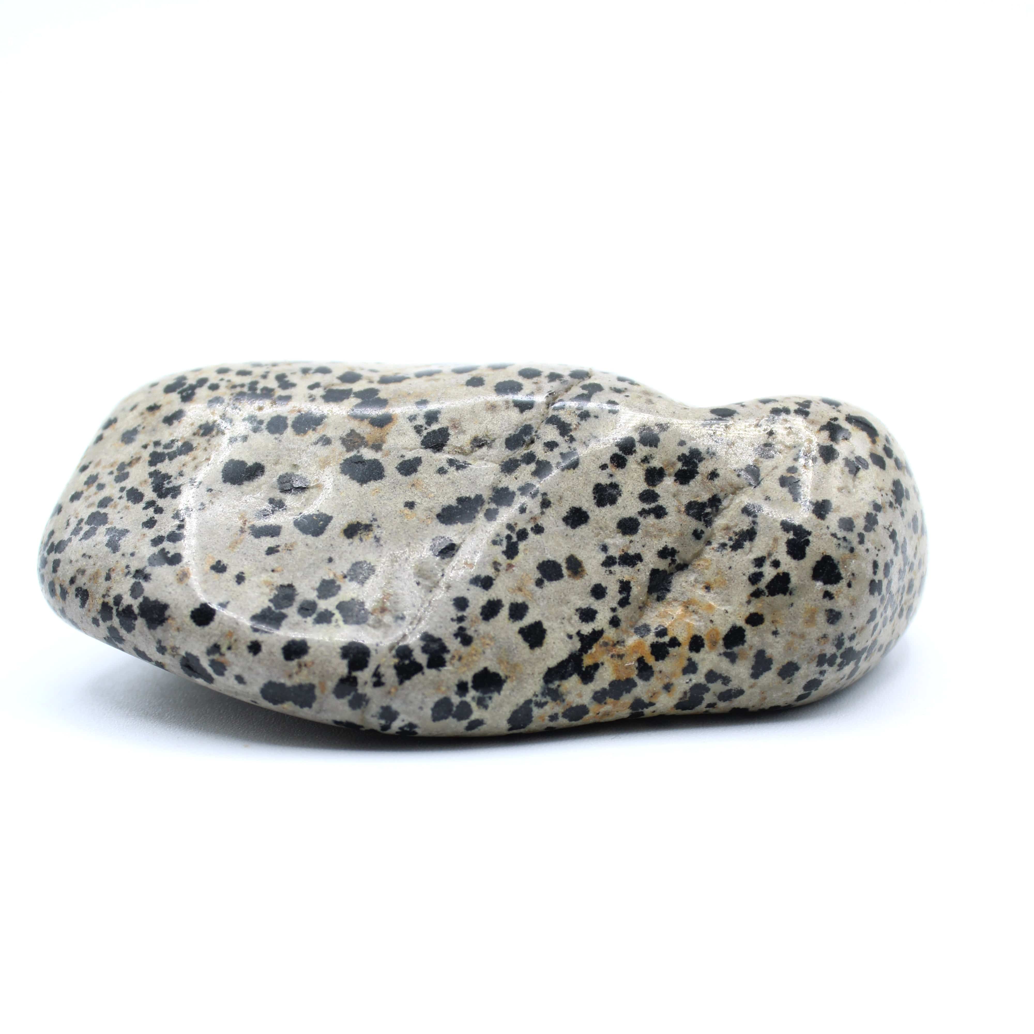 Natural Dalmatian Jasper Free Form Stone - Healing Crystal for Stress Relief & Positive Energy | Home Decor, Meditation & Spiritual Gifts