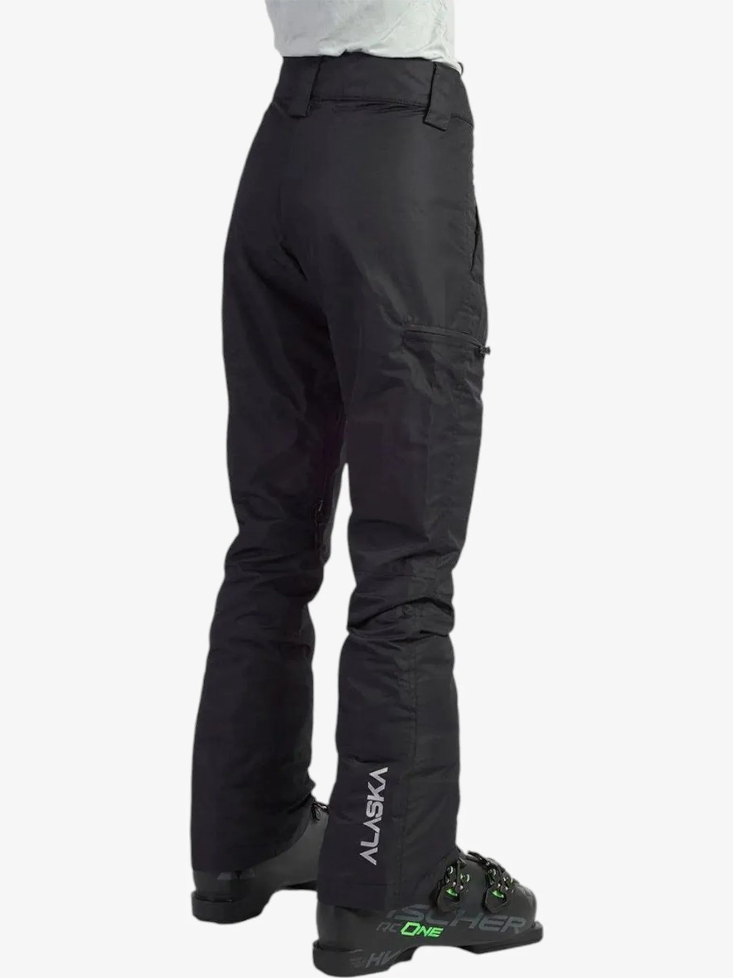 Alaska Snow Women's Amancay 8k Black Pants - Waterproof Winter Hiking Trousers for Outdoor Adventures & Cold Weather