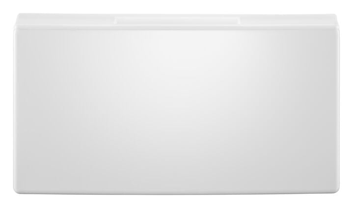 Whirlpool WFP2715HW 15.5 Inch White Laundry Pedestal - Perfect for Front Load Washers & Dryers, Space-Saving Storage Solution for Laundry Room Organization