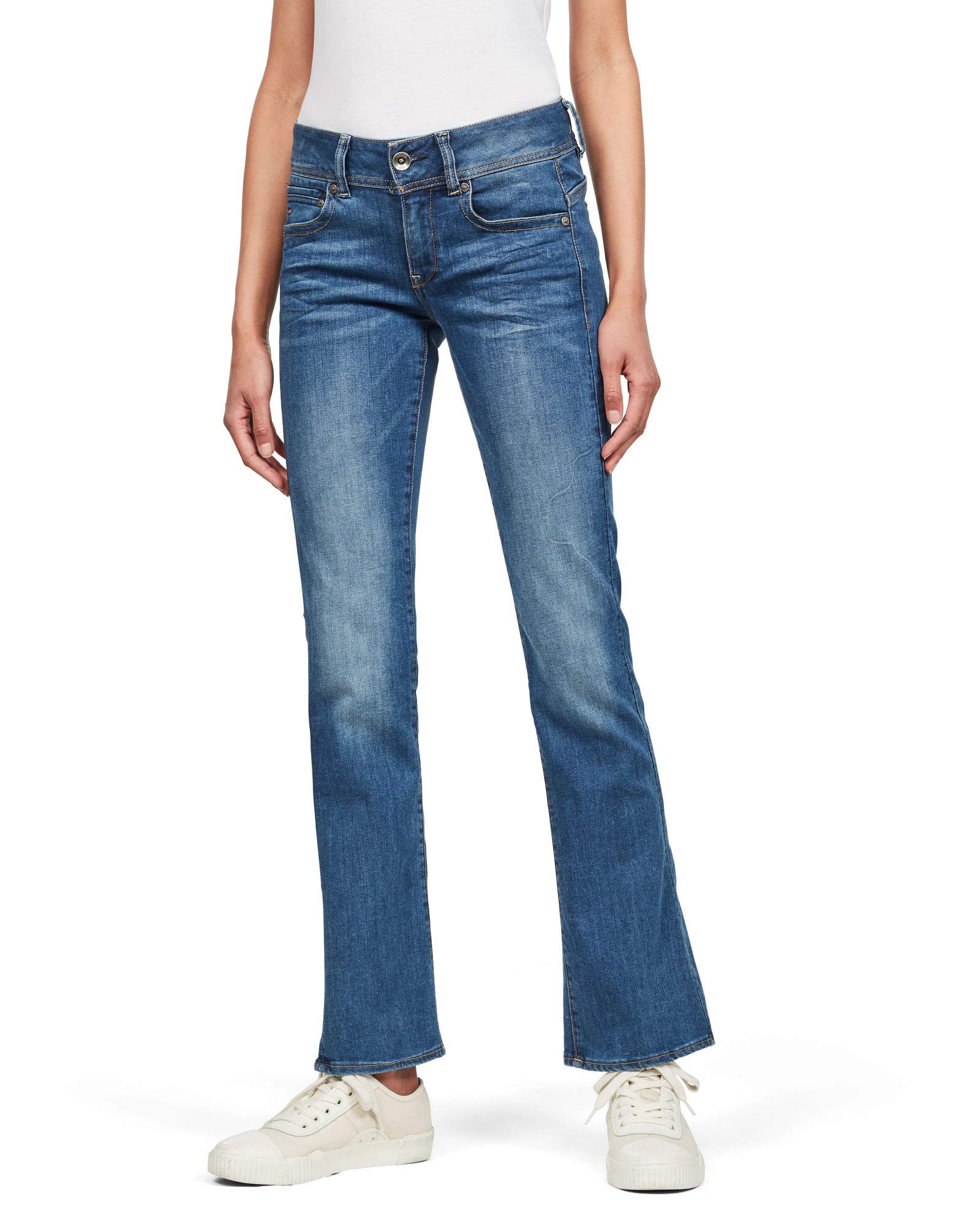 G-Star Women's Midge Bootcut Jeans - High Waist Stretch Denim Pants for Casual & Night Out | Perfect for Everyday Wear, Office & Date Nights