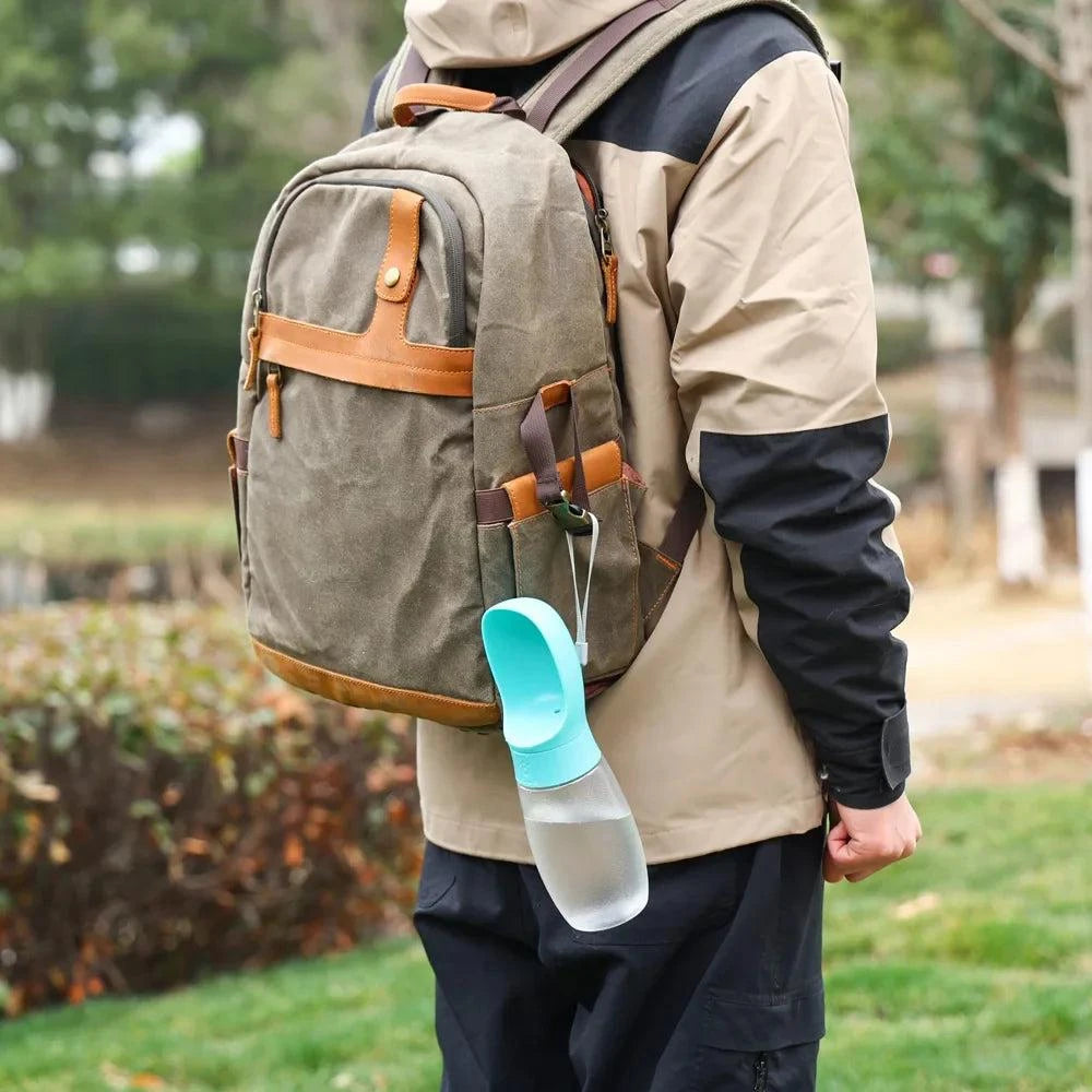 Portable Dog Water Bottle for Small Dogs & Puppies - Leak-Proof Outdoor Pet Feeder for Walking, Hiking, and Travel