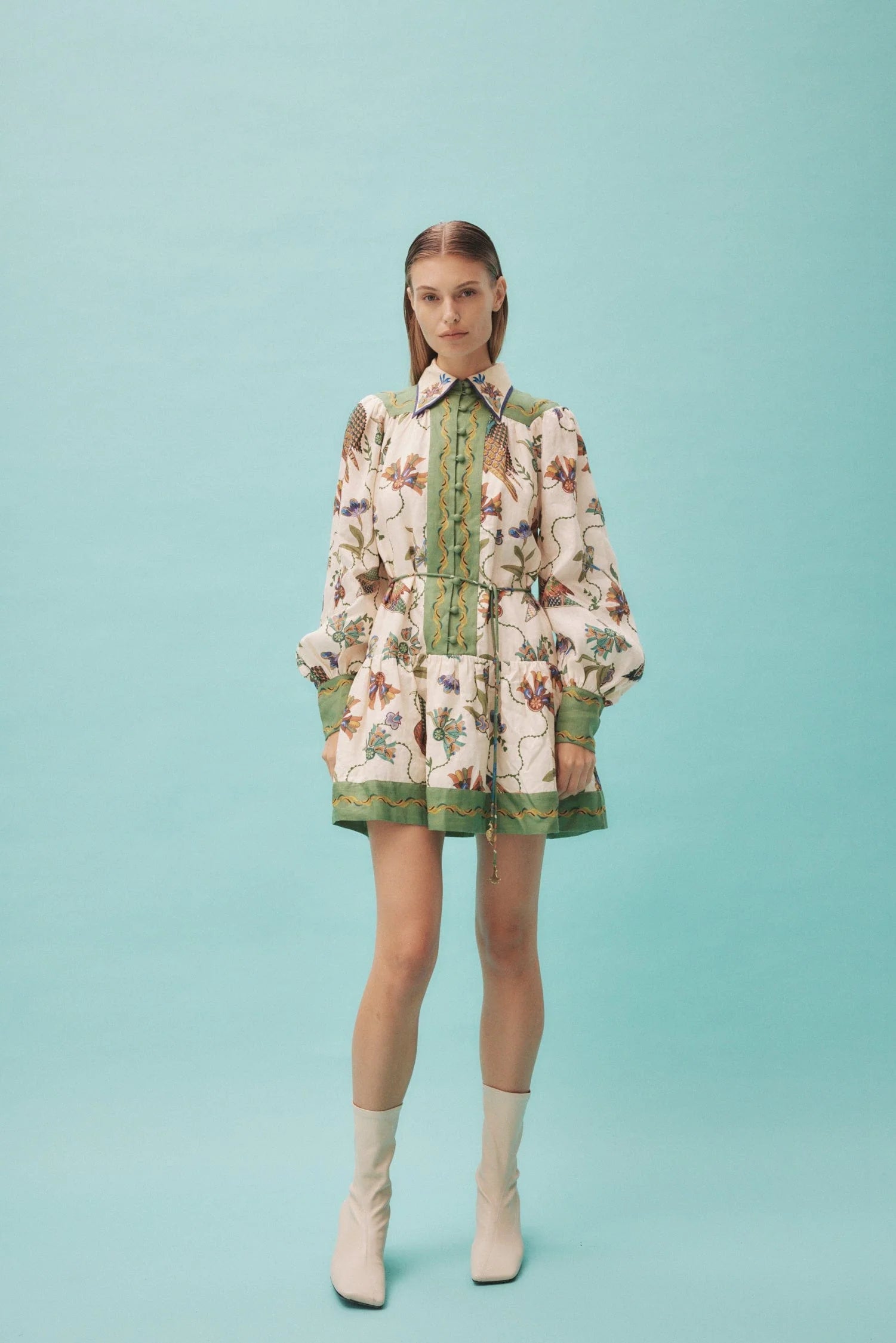 Stylish Birdie Mini Dress for Women - Trendy Floral Summer Dress for Casual Outings & Date Nights