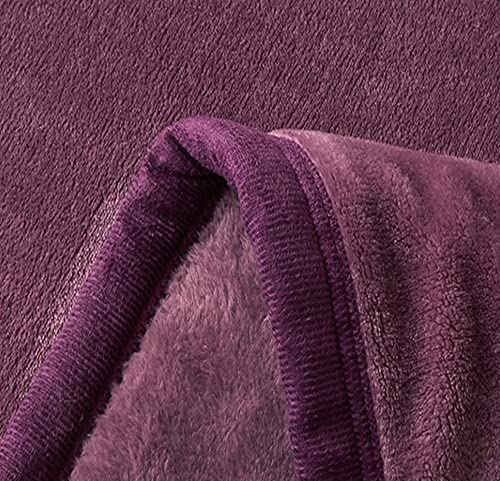 Premium Double-Sided Fleece Blanket - Ultra Soft & Warm Plush Bed Blanket for All Seasons - Lightweight Cozy Throw (150x200cm) - Perfect for Beds, Sofas, Travel & Home Decor - Available in Blue & Gray