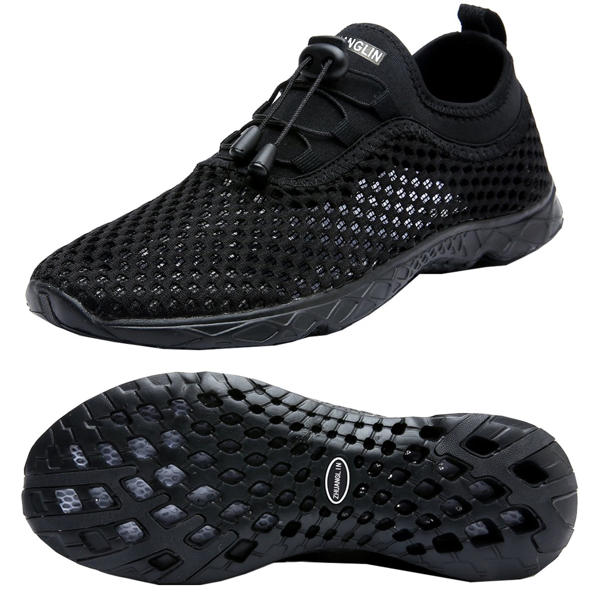 Zhuanglin Women's Quick-Dry Aqua Water Shoes - Lightweight Non-Slip Beach Swim Shoes for Pool, Surfing, Yoga & Outdoor Activities