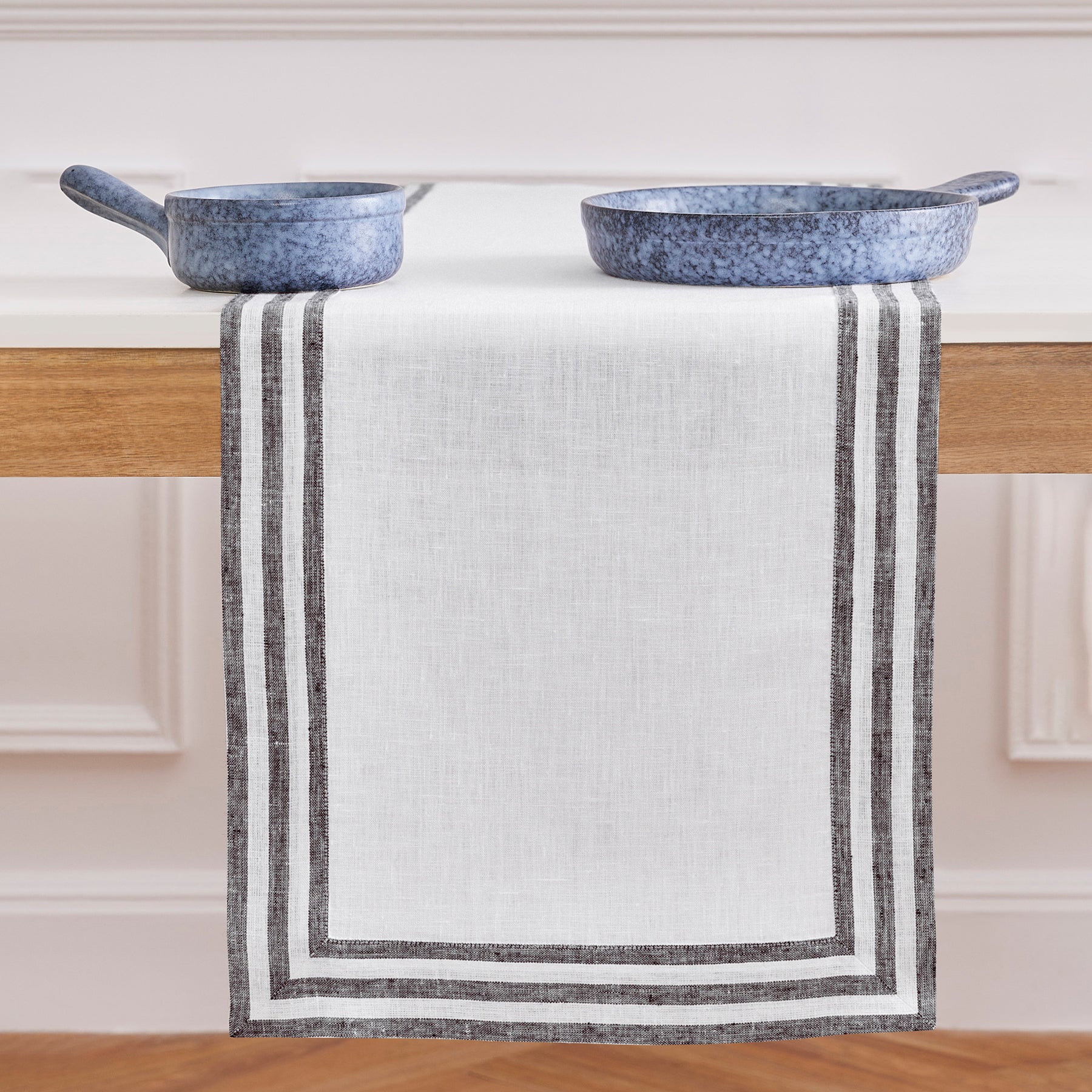 Elegant Mila Table Runner - Premium Linen Dining Decor for Weddings, Holidays & Everyday Use