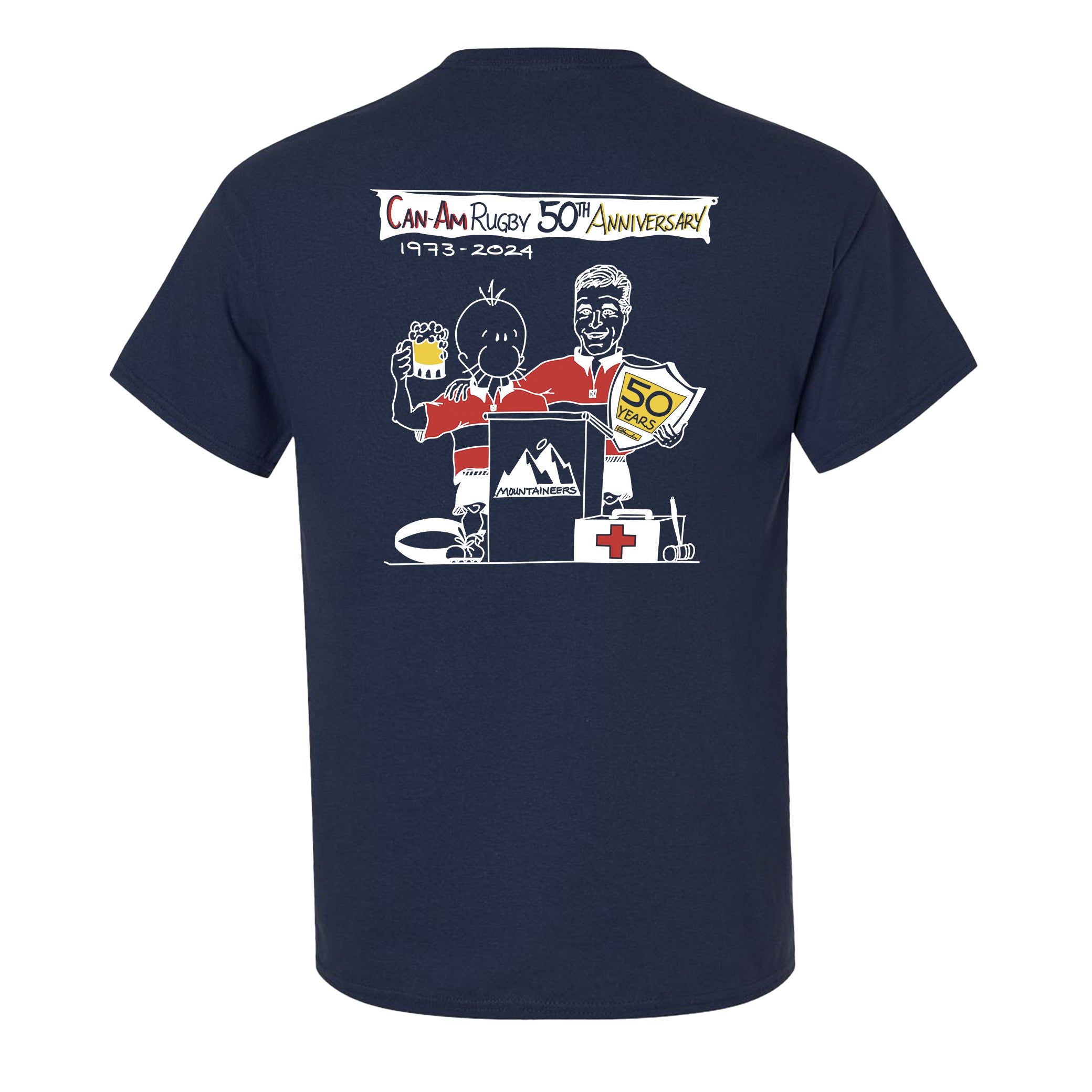 Can Am Rugby 2024 Snuffy T-Shirt - Official Team Fan Apparel for Men & Women - Perfect for Rugby Games, Tailgating & Casual Wear