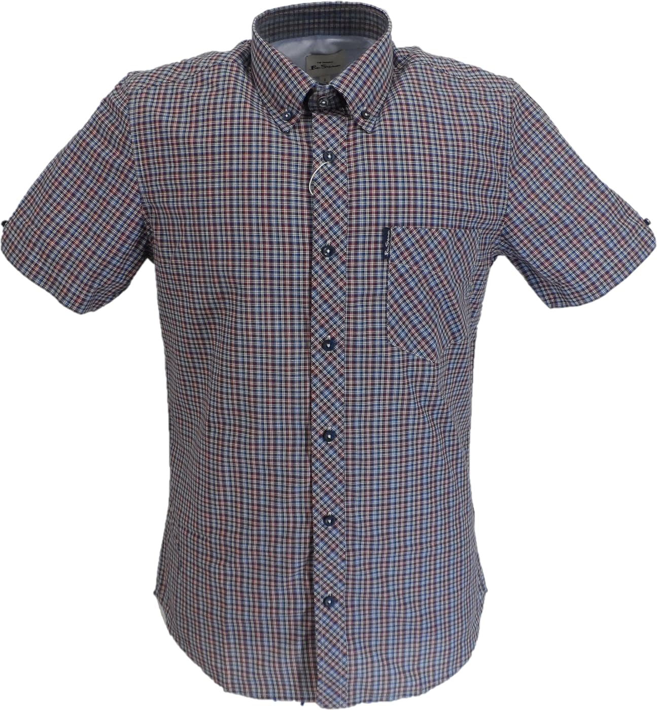 Ben Sherman Men's Checked Shirts - Stylish Casual & Formal Plaid Button Down Shirts for Work, Date Night & Everyday Wear