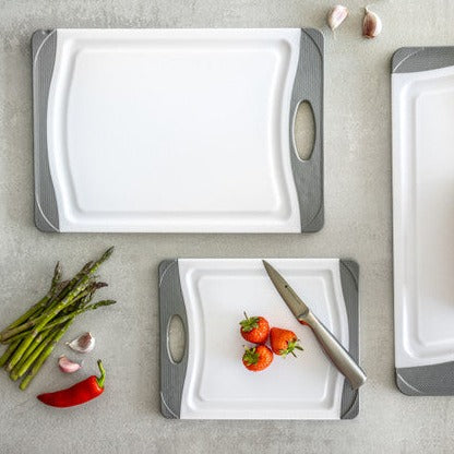 Premium Non-Slip Antimicrobial Cutting Board - Professional Kitchen Chopping Board for Meat, Vegetables & Fruits - Ideal for Home Chefs & Cooking Enthusiasts