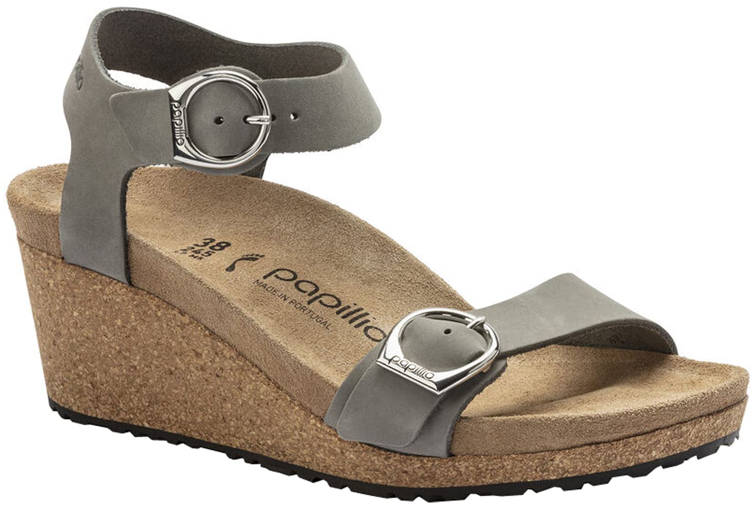 Birkenstock Women's Wedge Sandals – Comfortable Cork Footbed & Arch Support – Perfect for Summer, Travel & Casual Wear