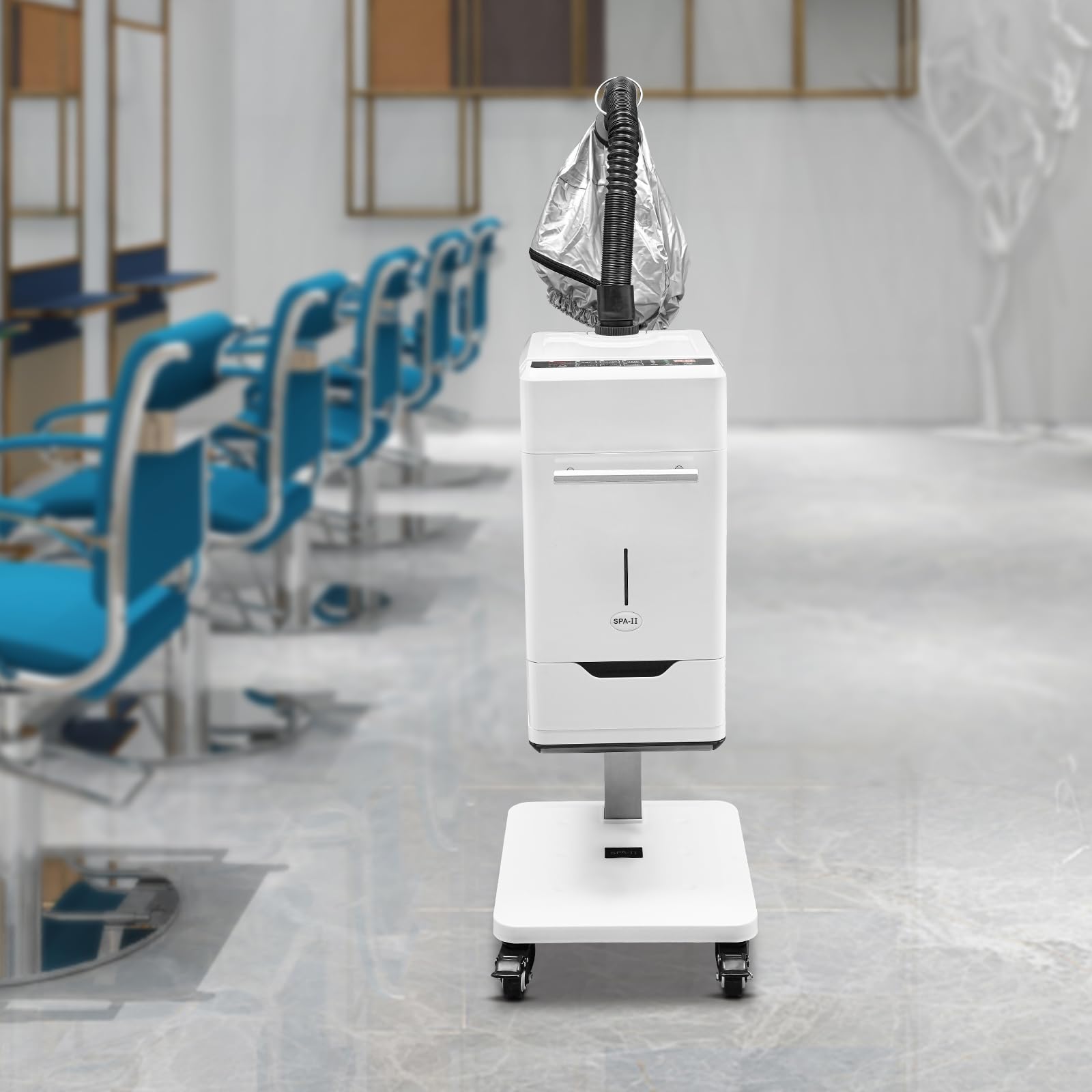 Professional Hair Steamer & Hair Processor - Salon Spa Vertical Nano Ionic Steamer for Hair Coloring, Perming & Care (110V 500W) - Perfect for Home & Salon Hair Treatments