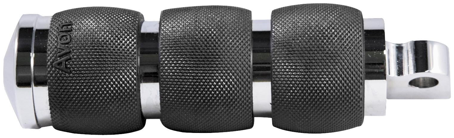 Avon Grips Air Cushion Footpegs - Universal Fit Motorcycle Foot Pegs for Comfort & Vibration Reduction - Perfect for Long Rides, Touring & Adventure Biking