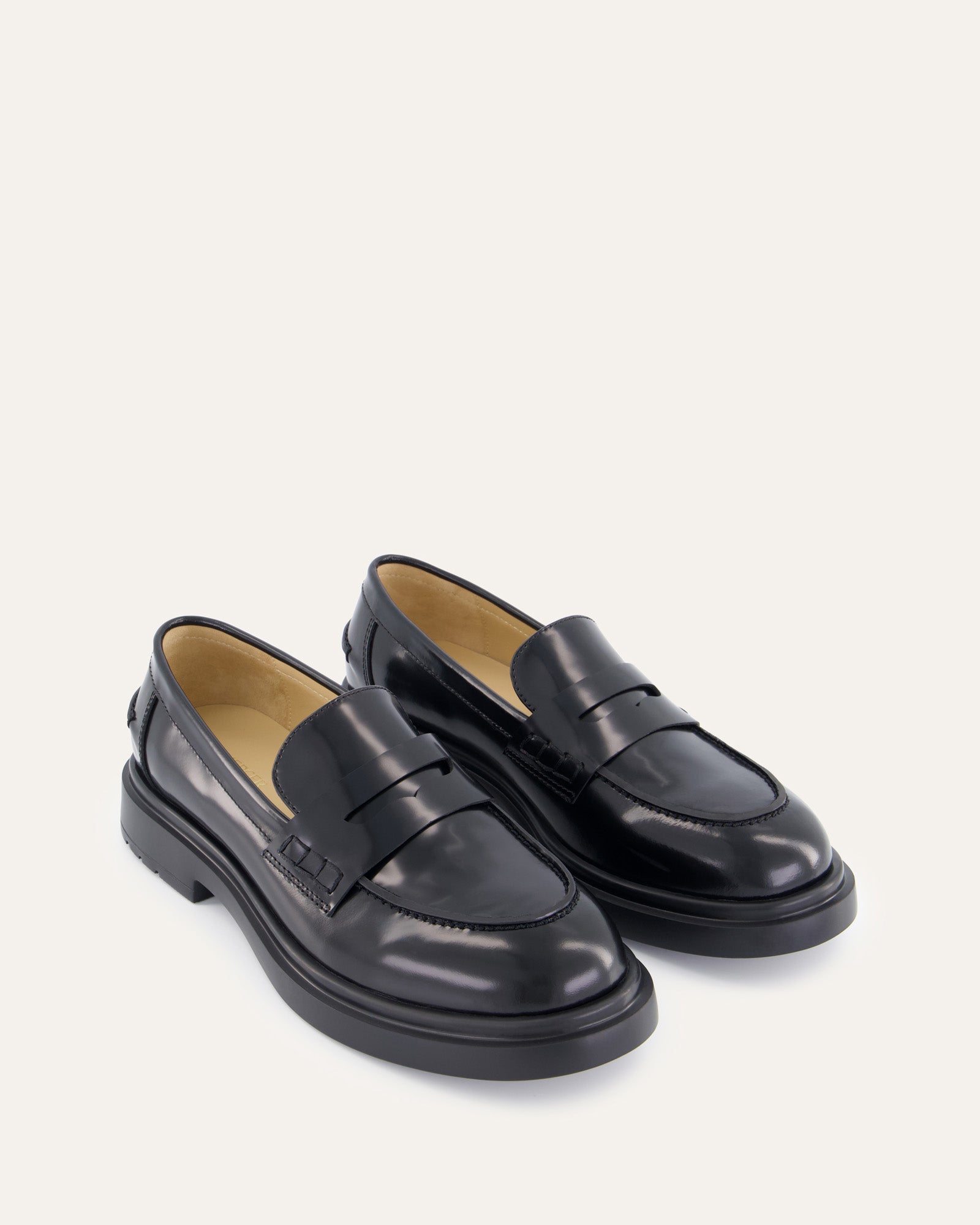 Premium Black Leather JARVIS Loafers for Men - Comfortable & Stylish Slip-On Shoes for Business, Casual & Office Wear
