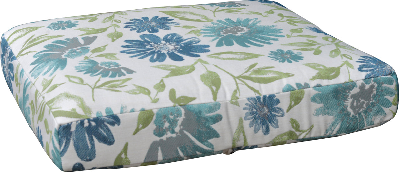 Berlin Gardens Classic Terrace Ottoman Cushion - Waterproof Outdoor Patio Furniture Cushion for Garden, Deck & Poolside Use