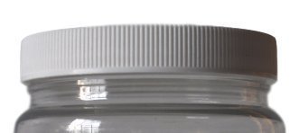6-Pack 5lb (57oz) BPA-Free Plastic Jars with Leak-Proof Lids (110/400 Seal) - Food Grade Storage Containers for Kitchen, Pantry & Bulk Food Organization